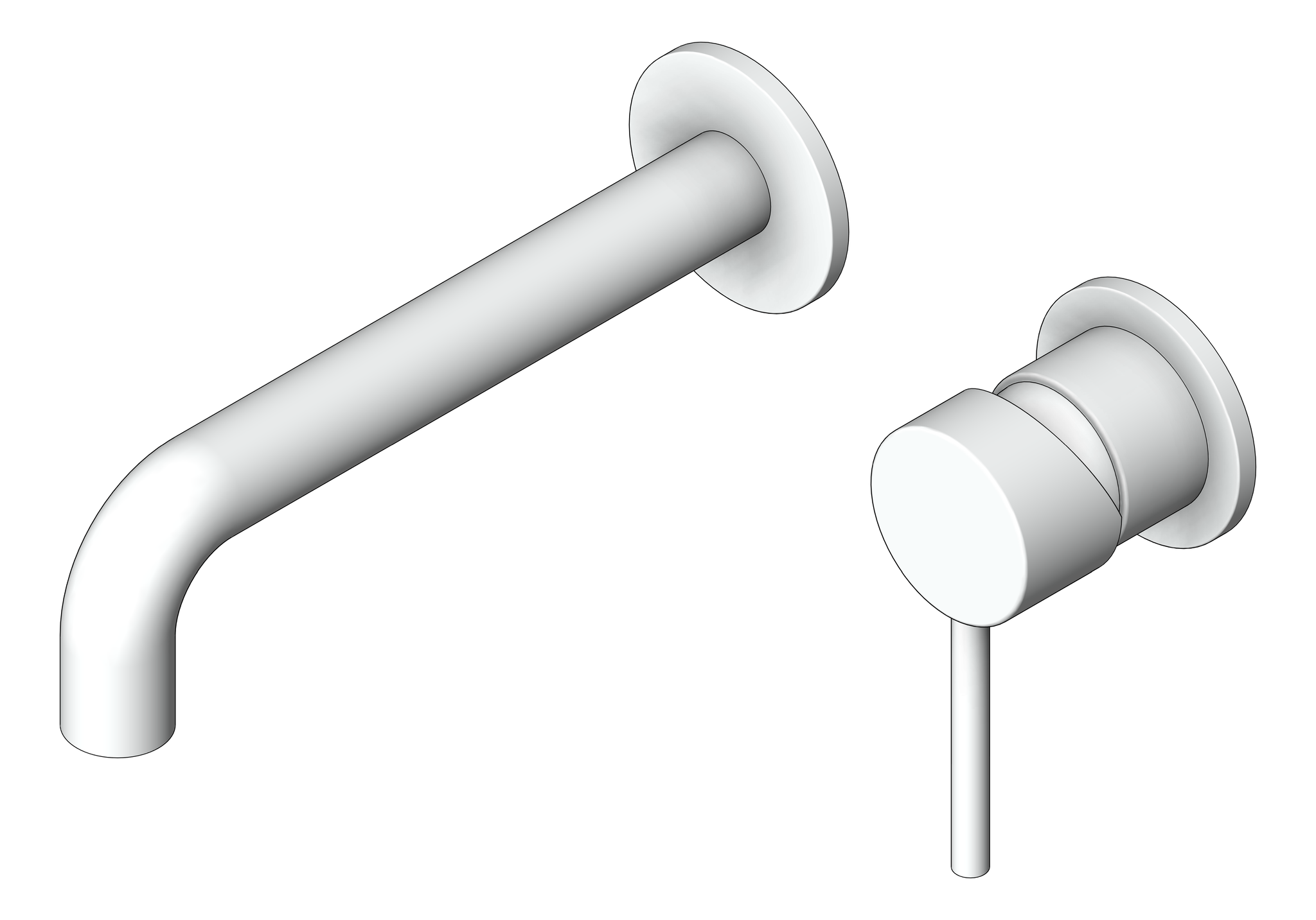 Navigate to MixerSet Wall Nero Dolce Basin Bath SeparatePlates