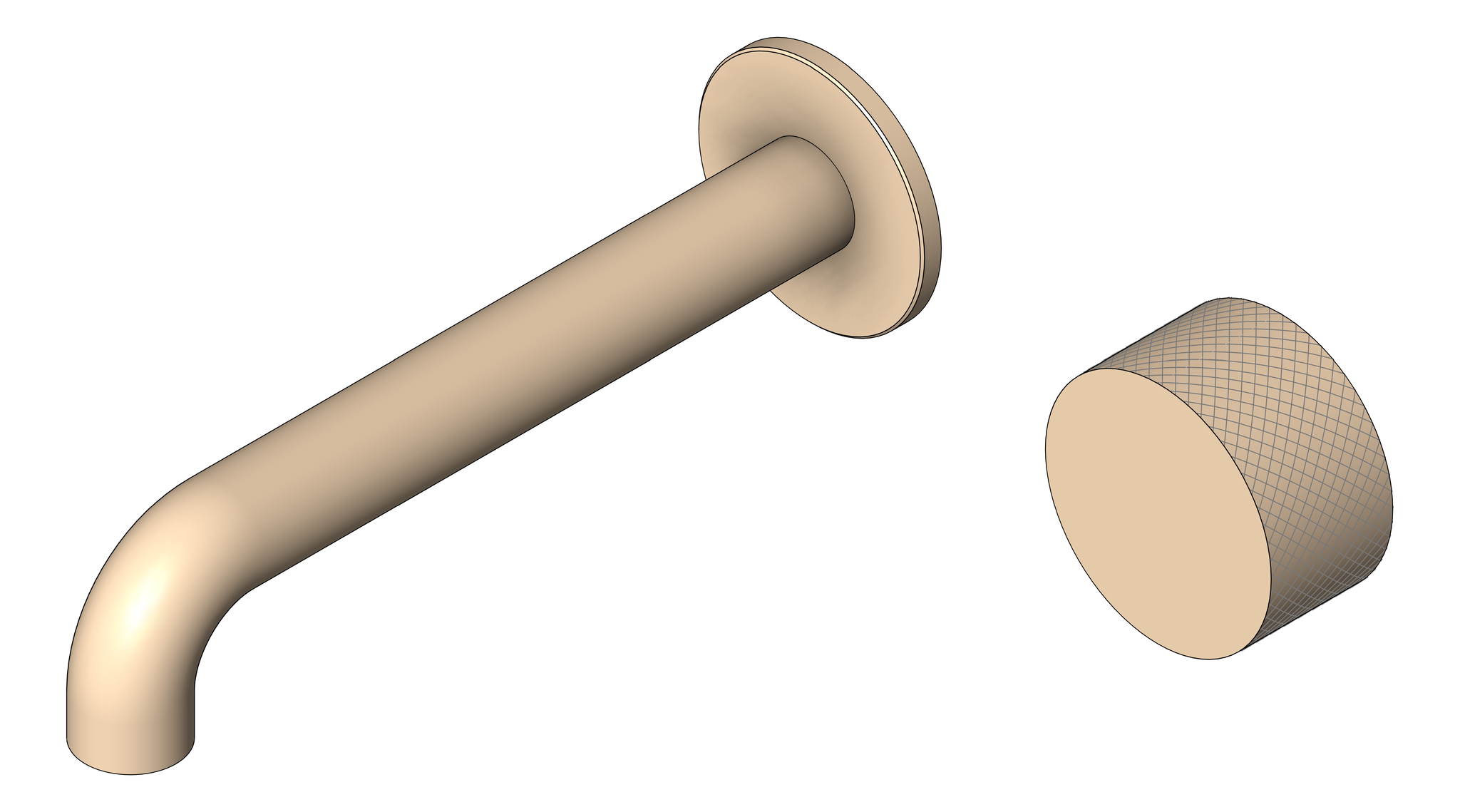 Navigate to MixerSet Wall Nero Opal Progressive Basin Bath