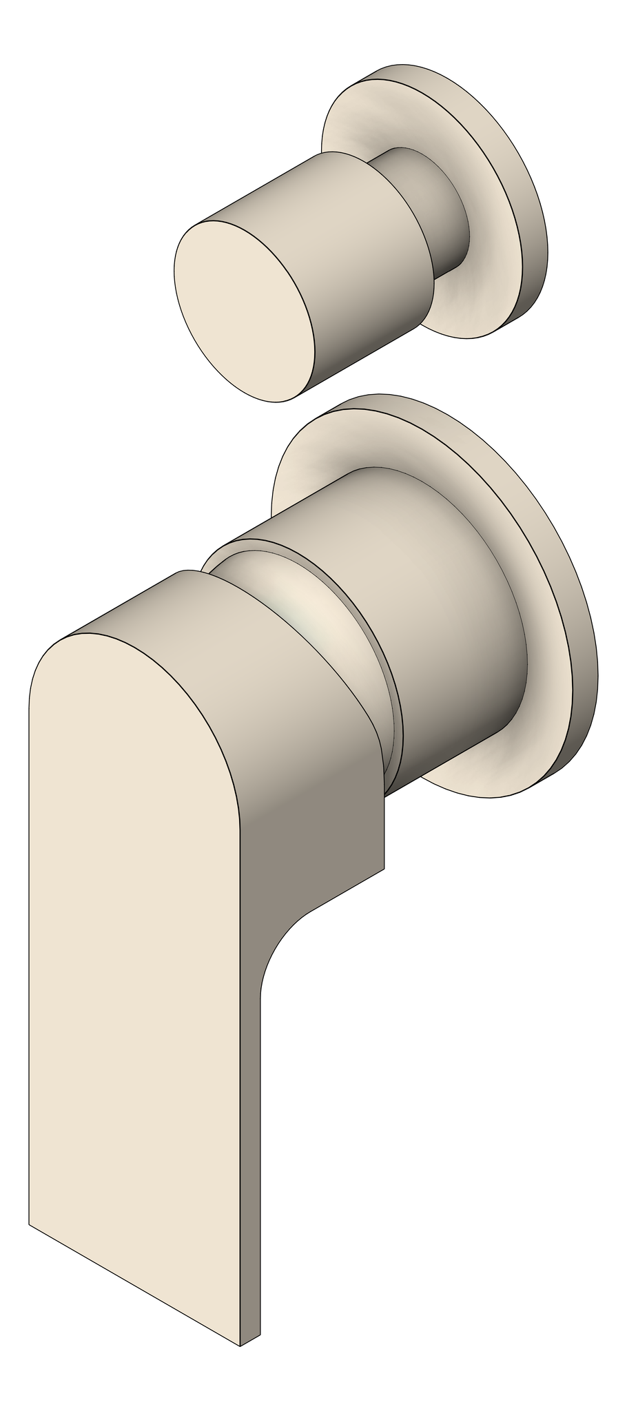 Navigate to MixerTap Divertor Nero Bianca