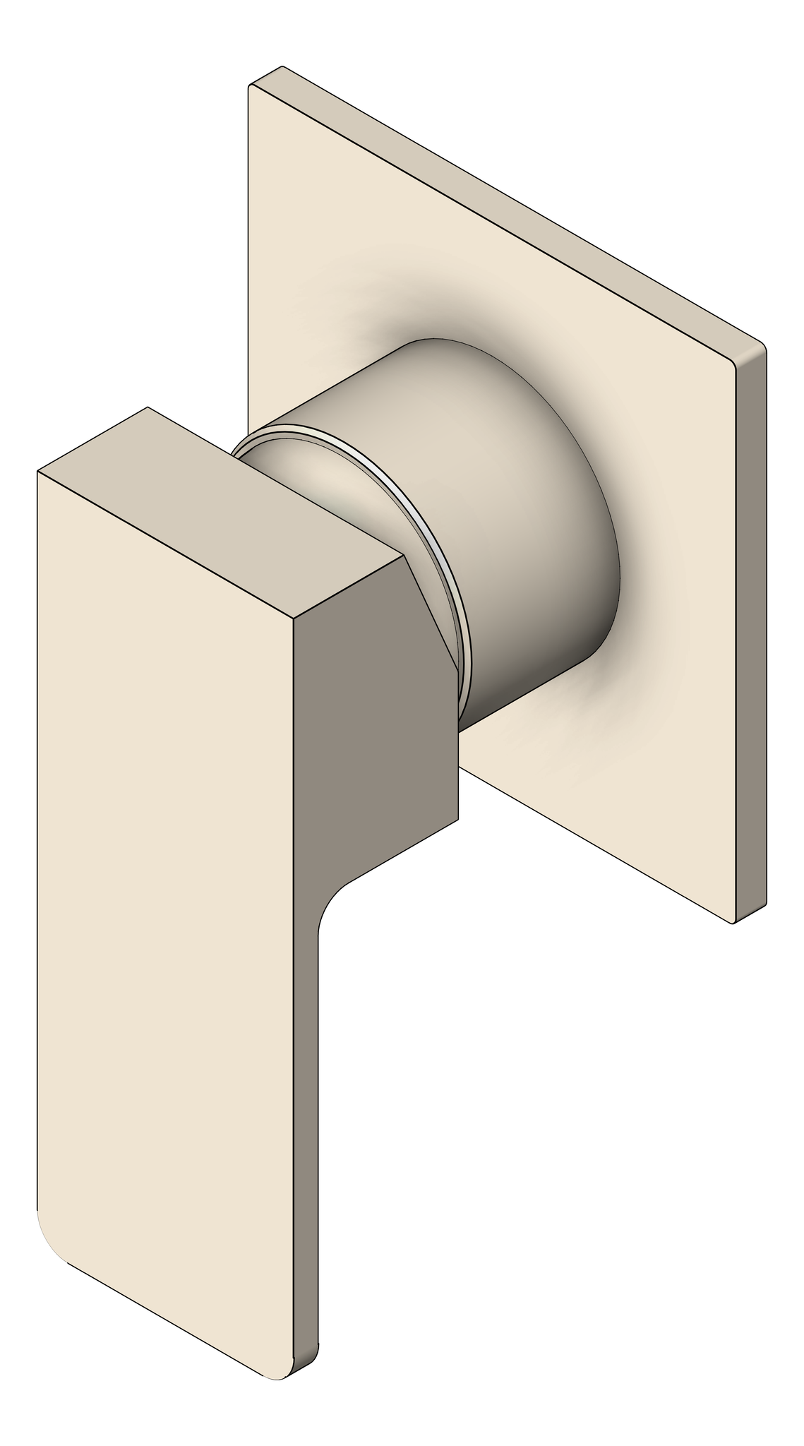 Navigate to MixerTap Shower Nero Celia Collar