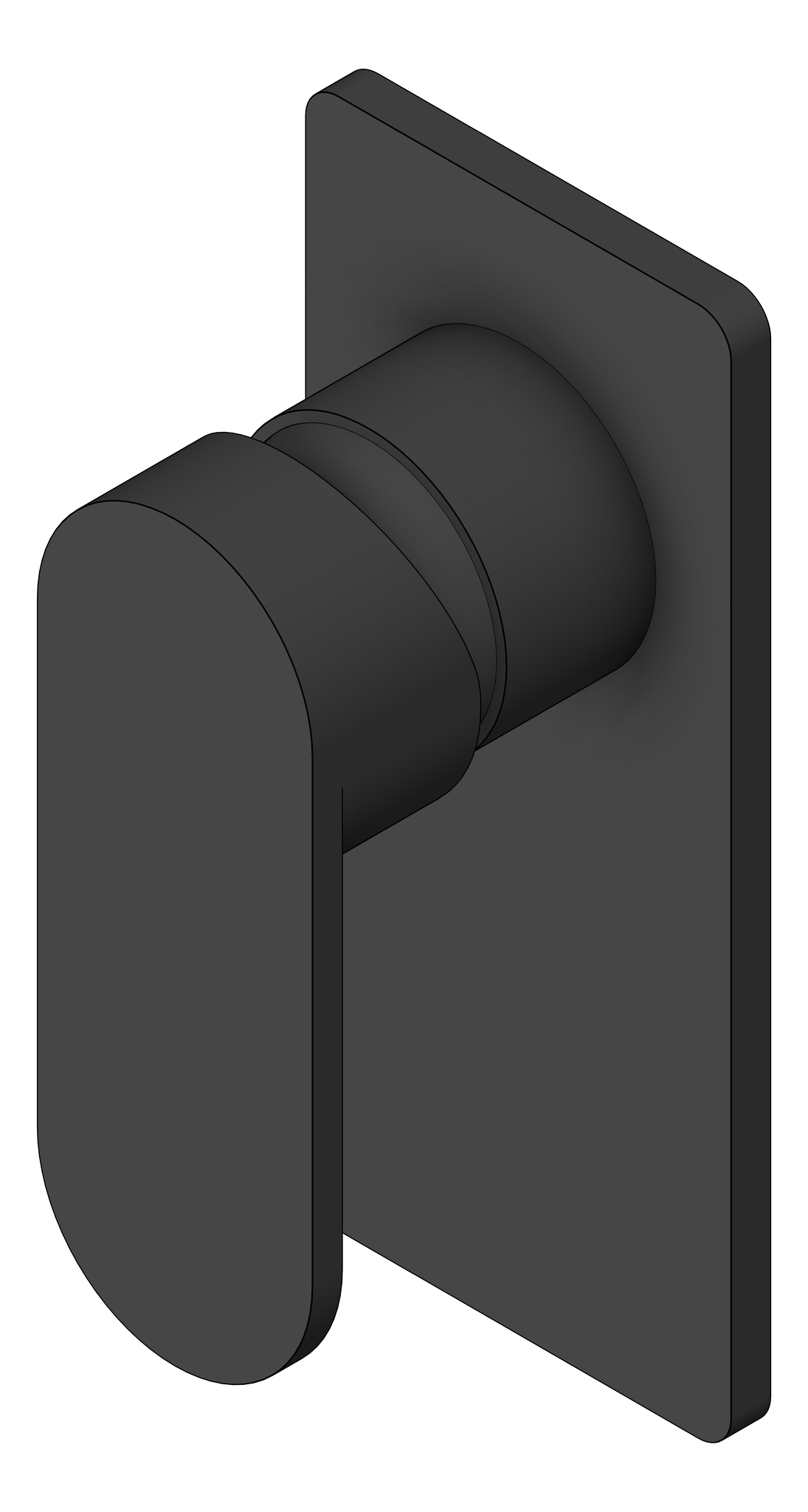 Image of MixerTap Shower Nero Ecco