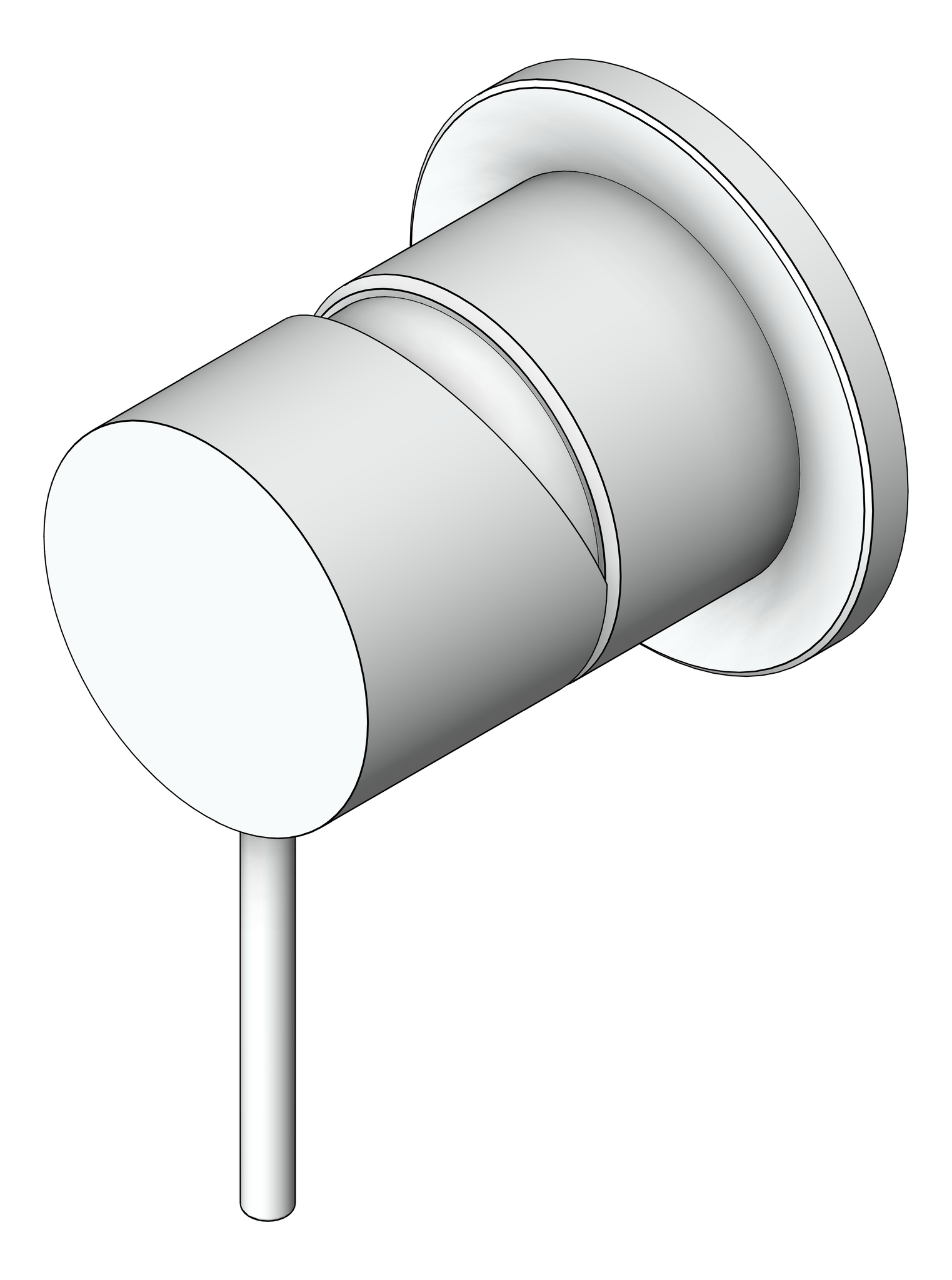 Navigate to MixerTap Shower Nero Mecca 60mmPlate