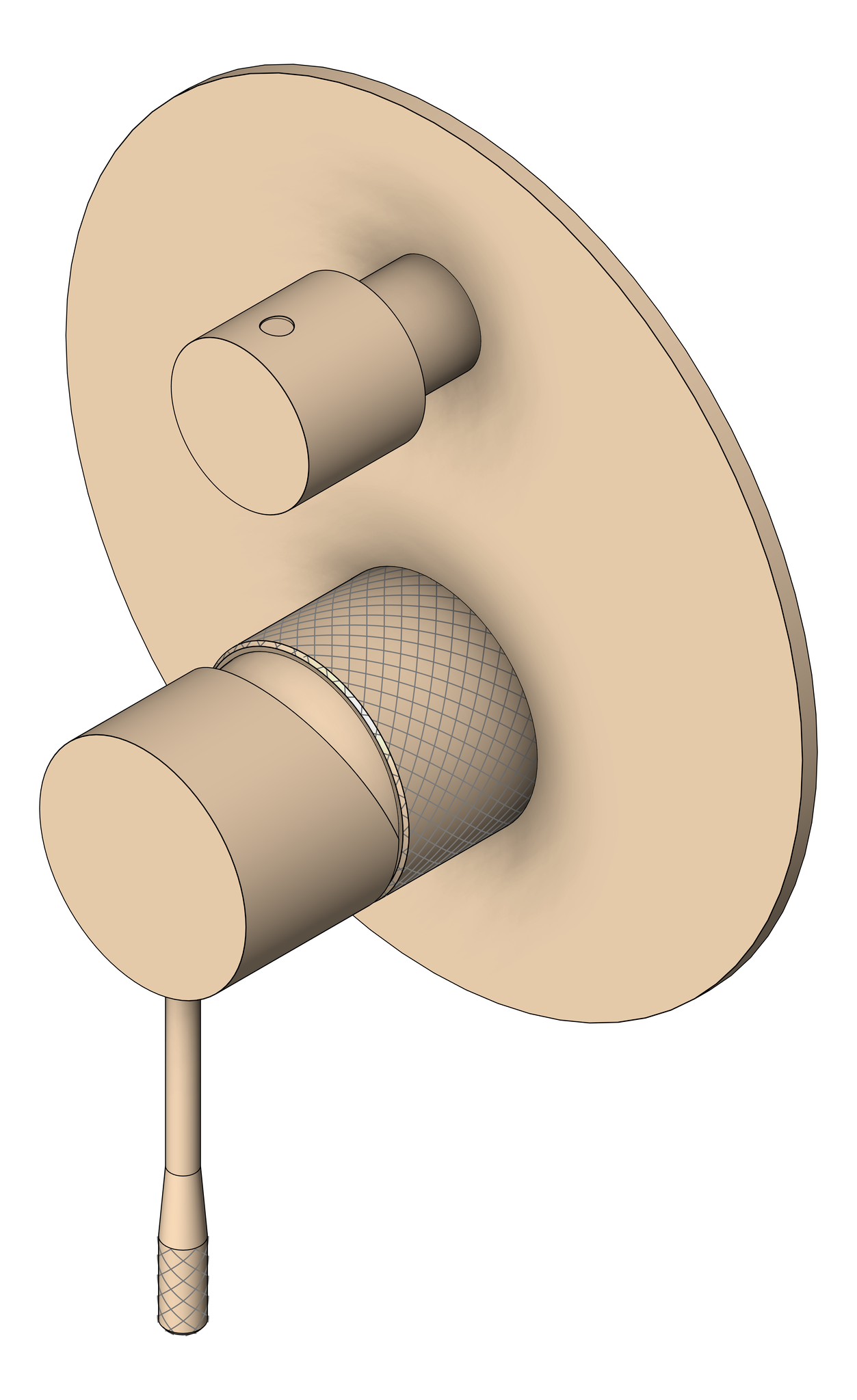 Navigate to MixerTap Shower Nero Opal Diverter