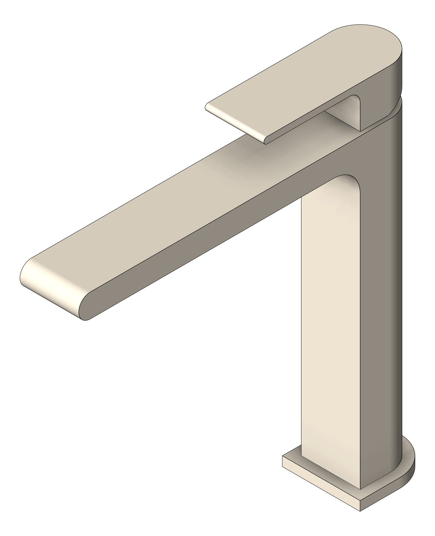 Navigate to Mixer Basin Nero Bianca Mid