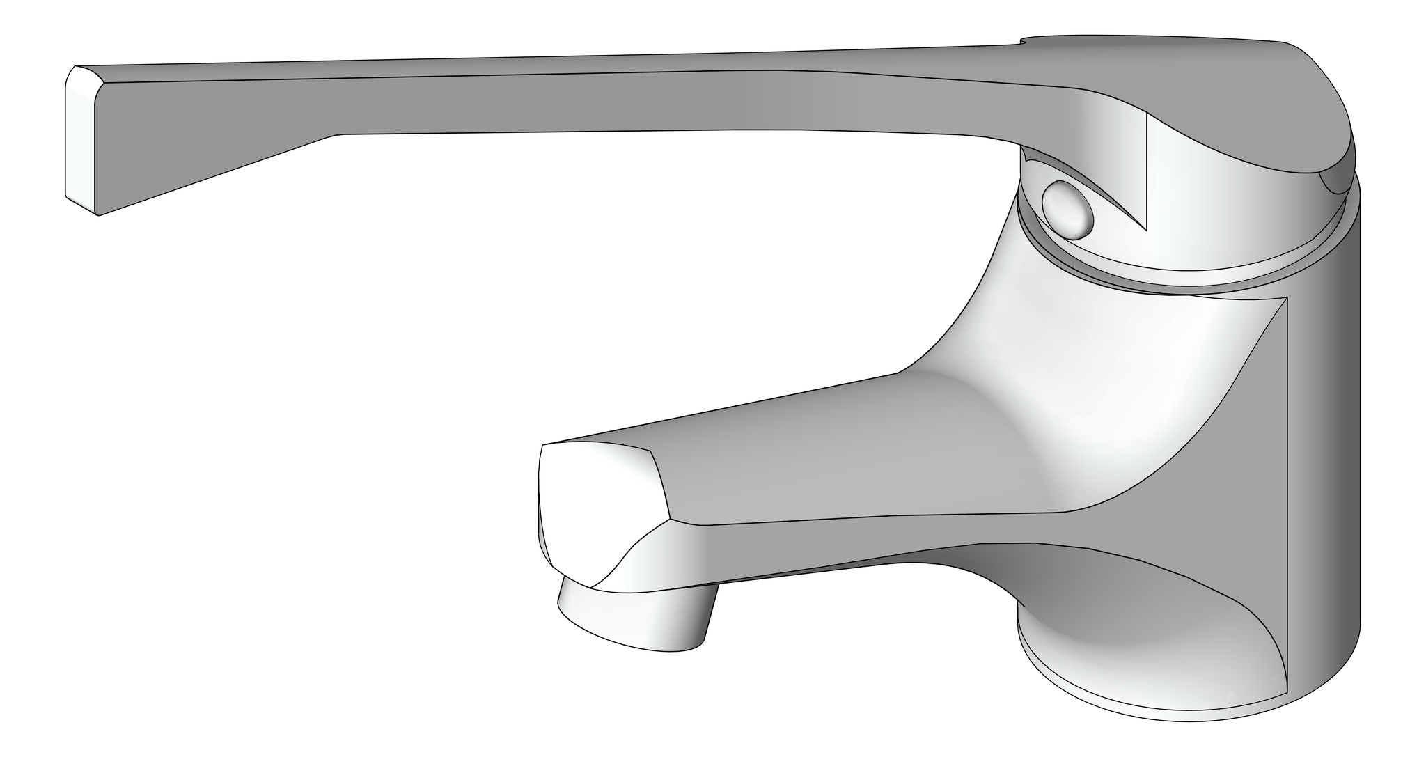 Navigate to Mixer Basin Nero ClassicCare ExtendedHandle