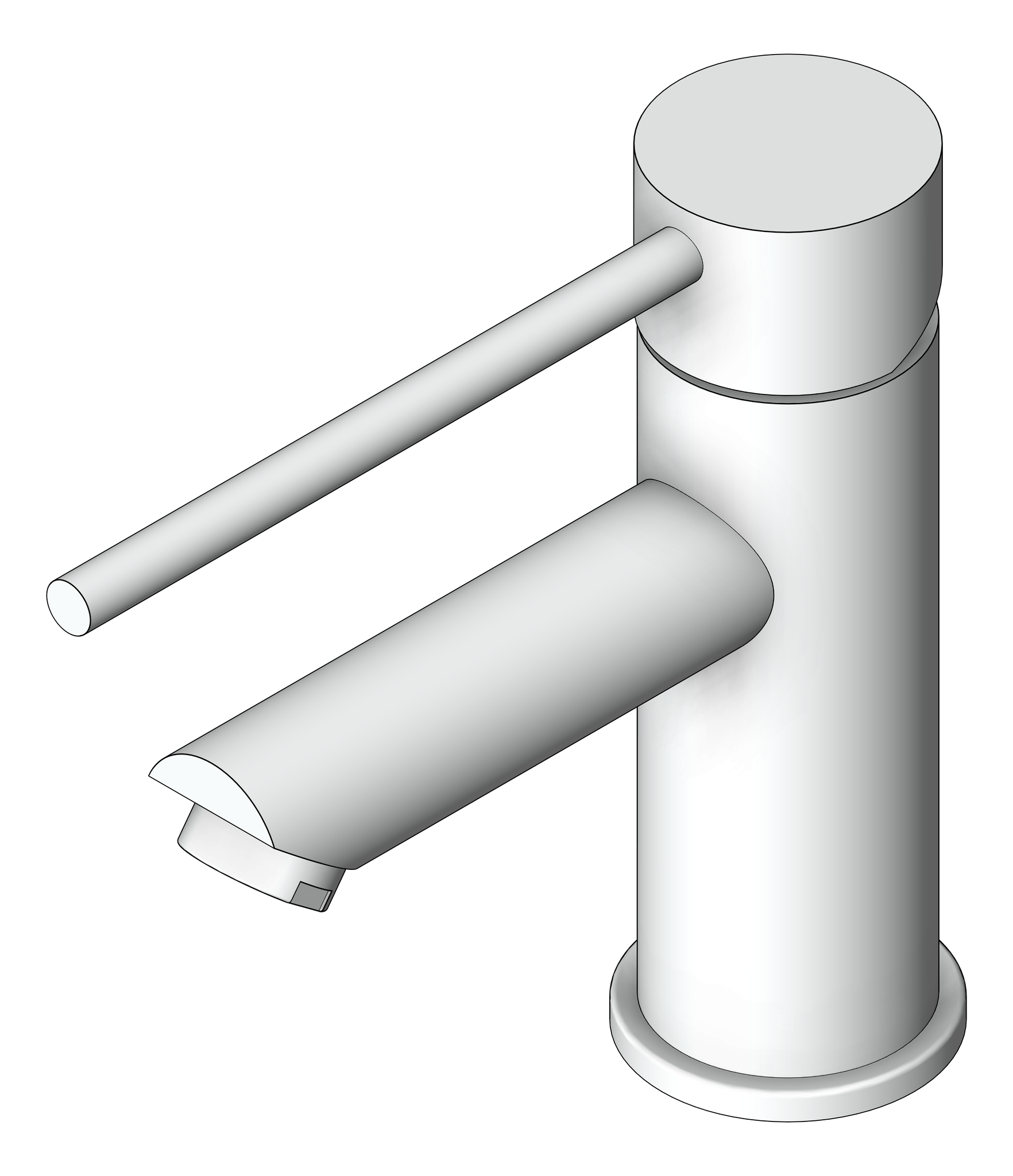 Image of Mixer Basin Nero DolceCare