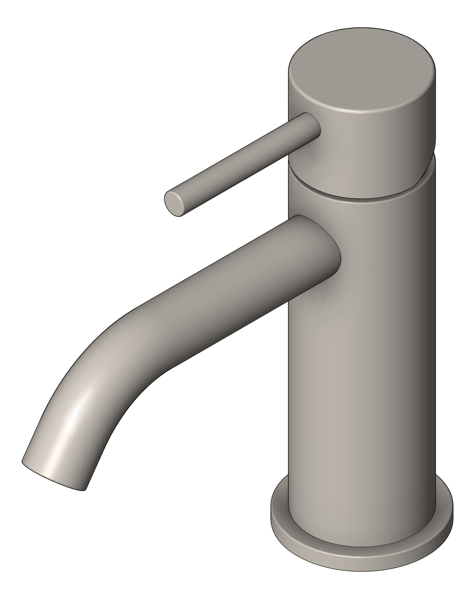 Navigate to Mixer Basin Nero Zen