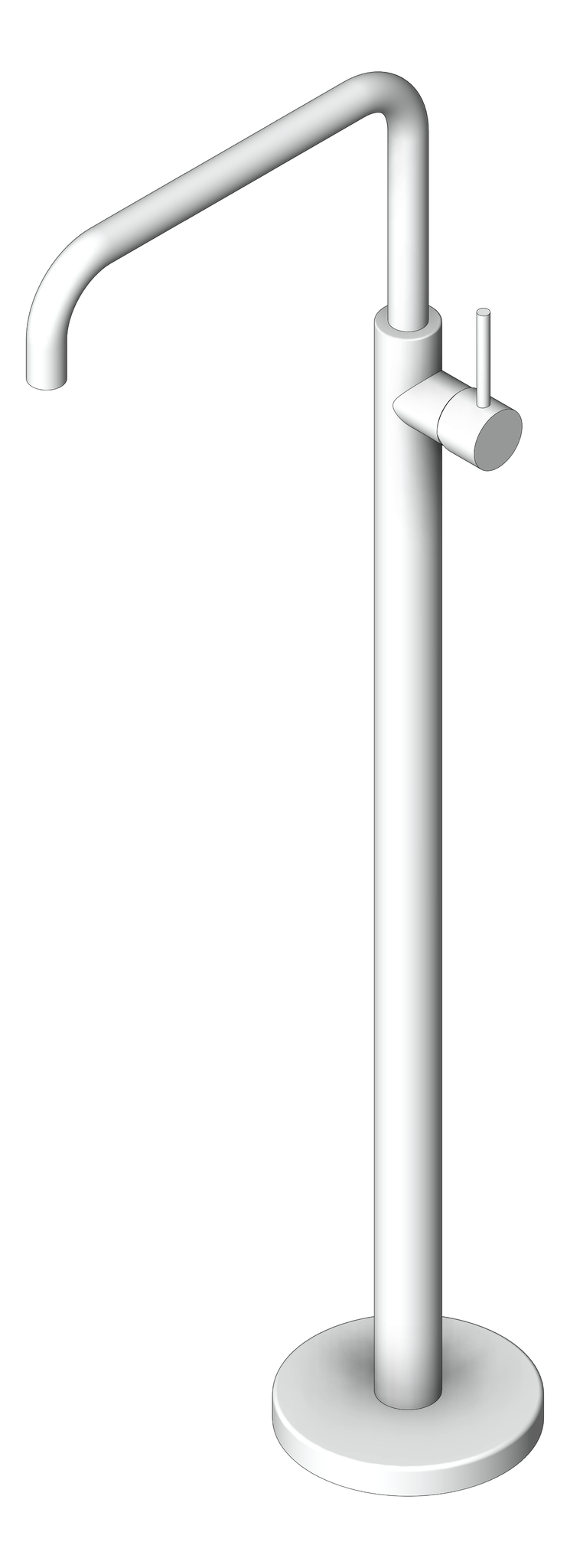 Navigate to Mixer Freestanding Nero Mecca Square