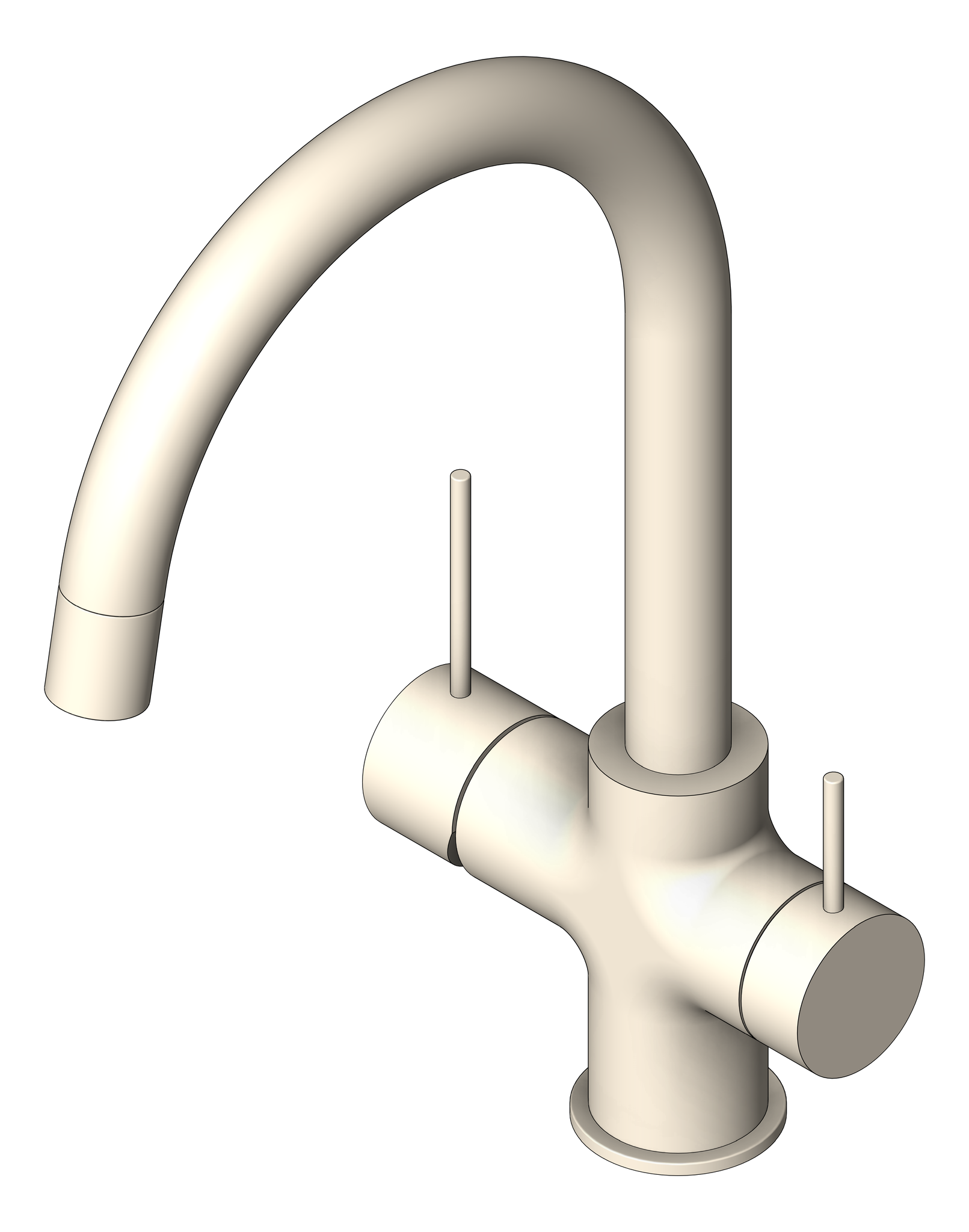 Navigate to Mixer Hob Nero Mecca 3WayFiltered