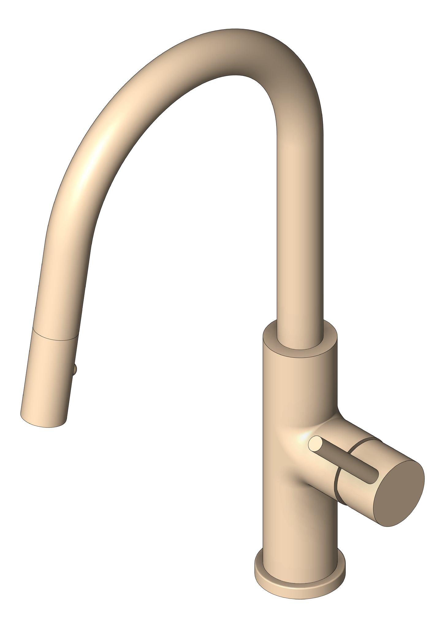 Mixer Kitchen Nero Mecca Sensor PullOut