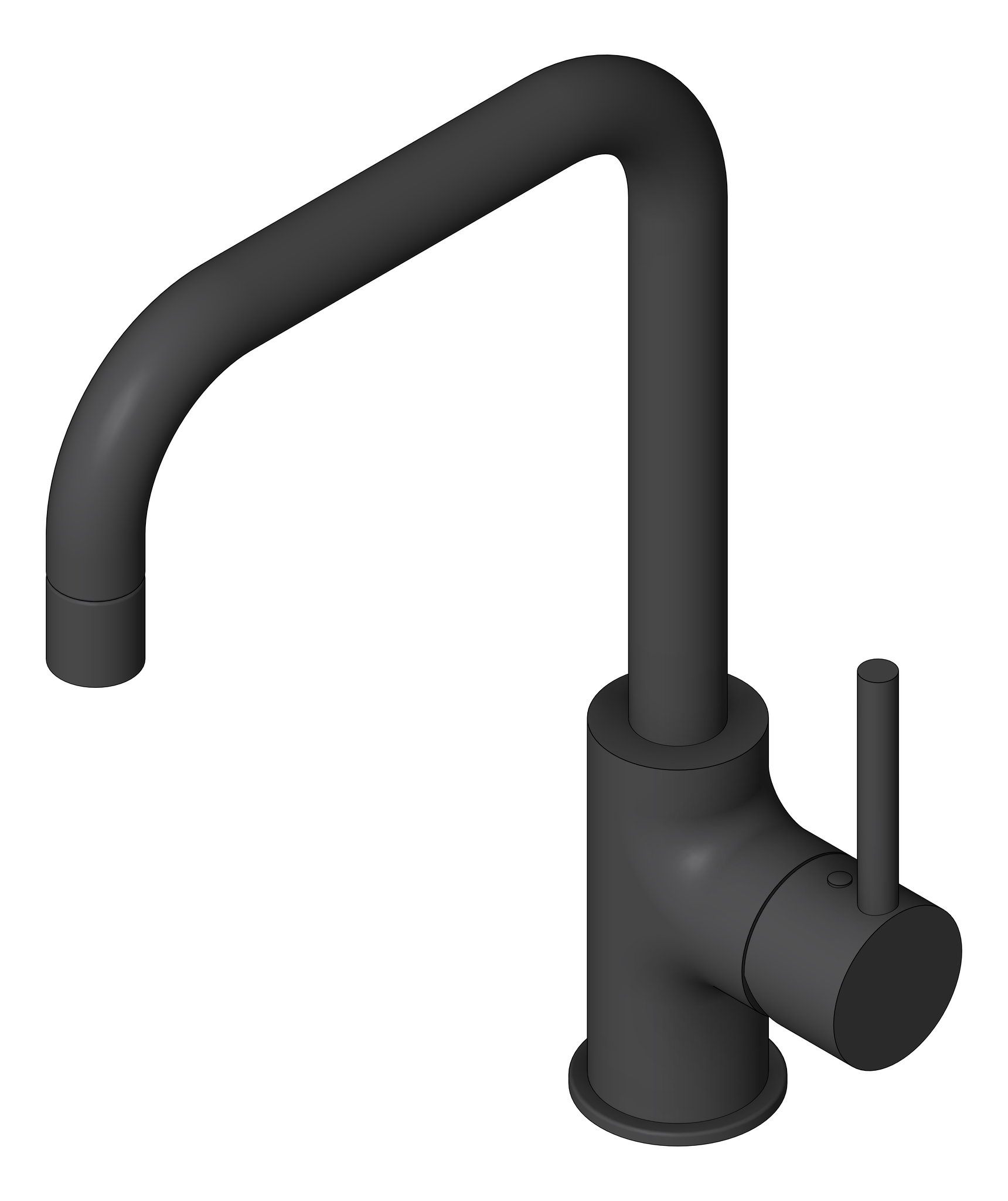 Navigate to Mixer Sink Nero Dolce Kitchen Square