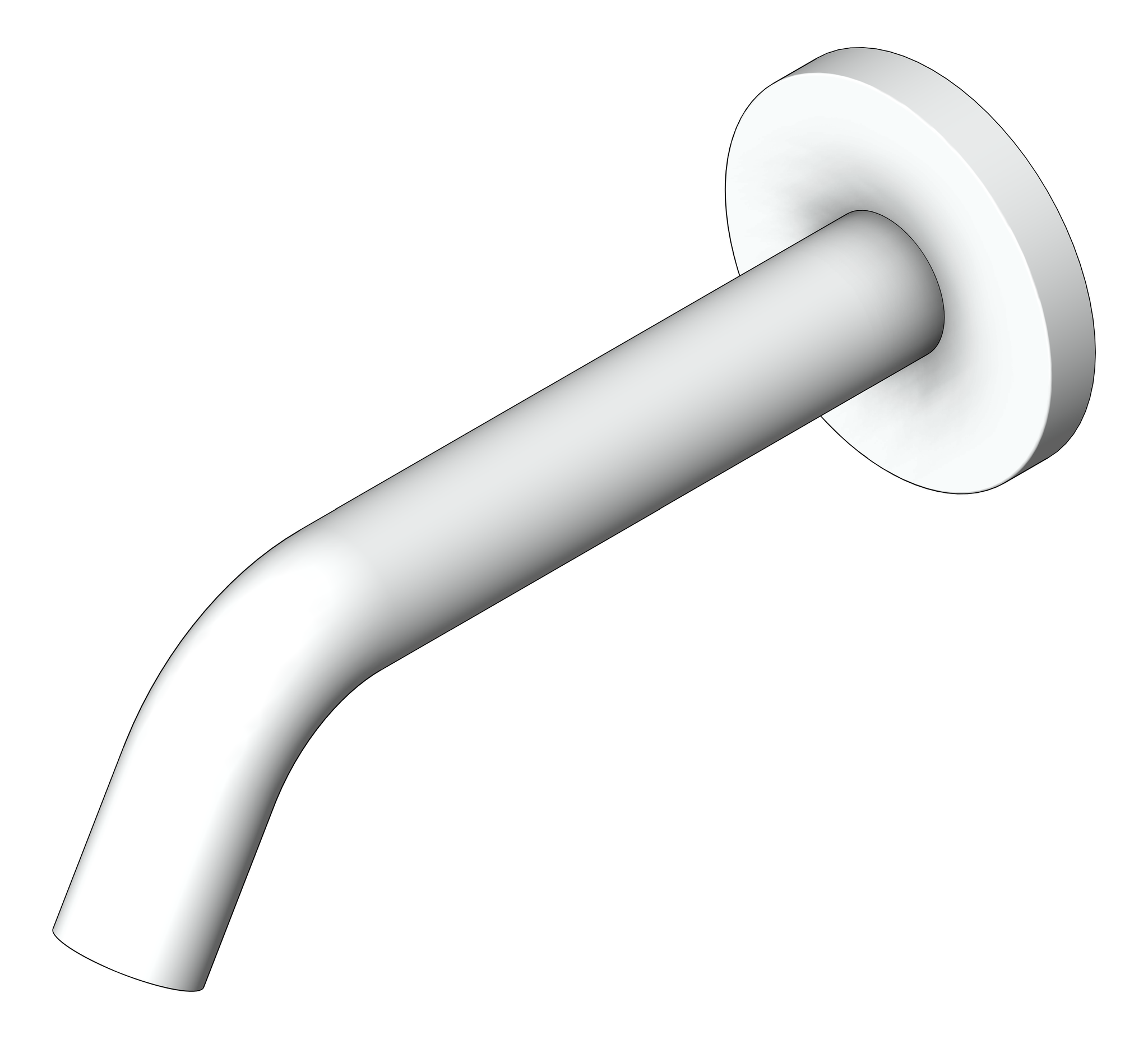 Navigate to Spout Wall Nero Mecca Sensor 80mmPlate