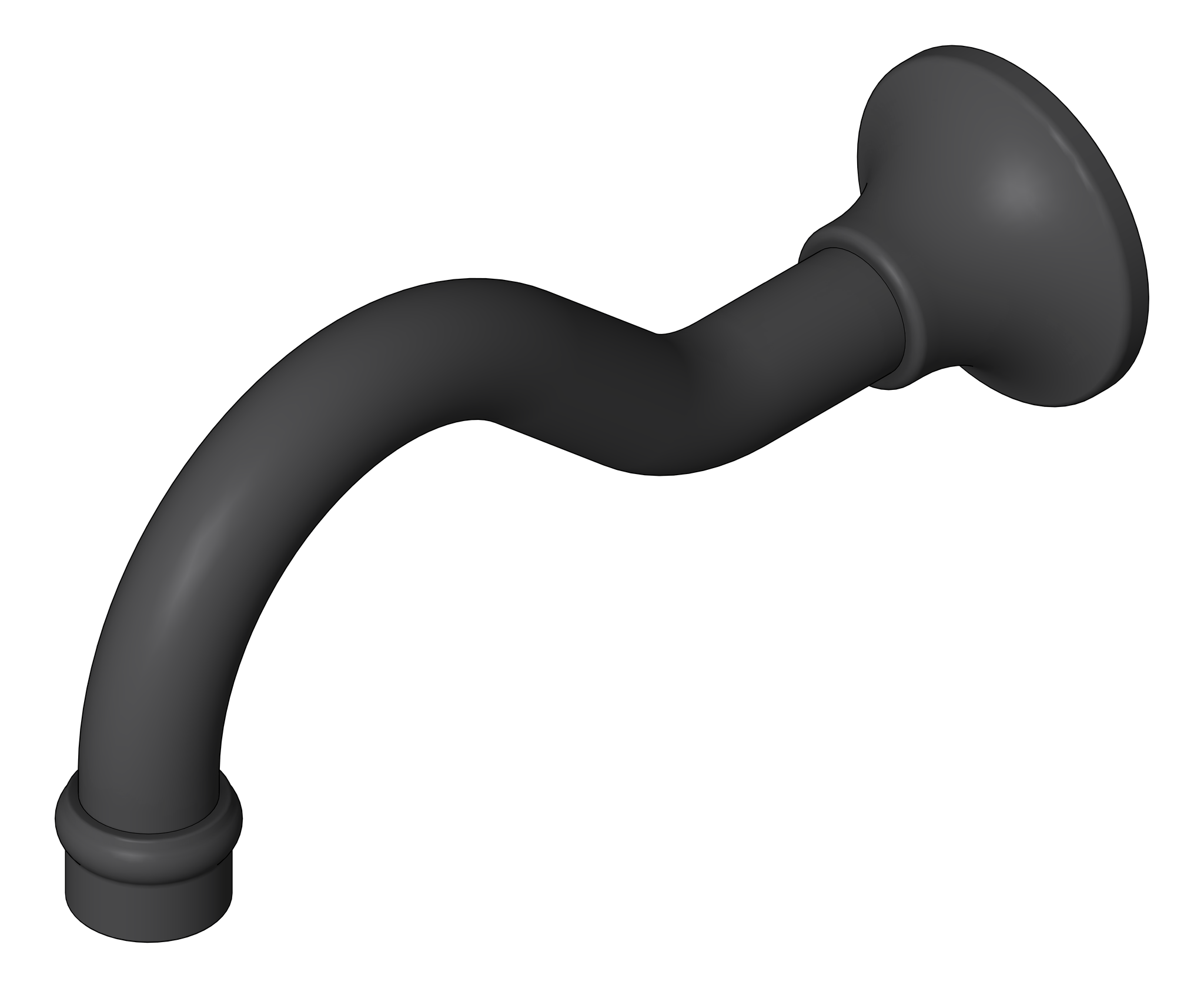 Navigate to Spout Wall Nero York Basin Bath