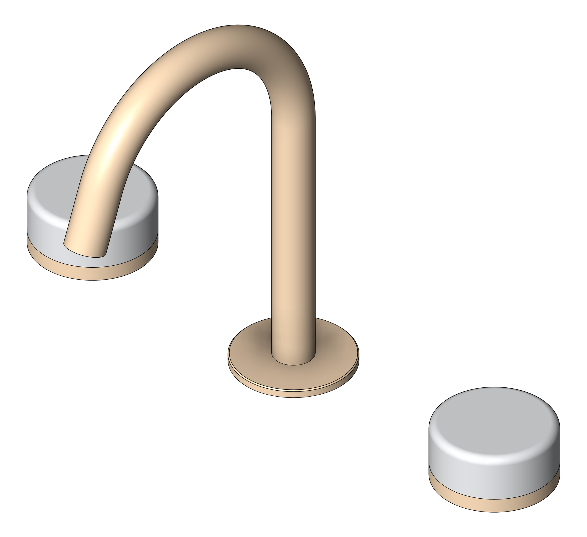 Navigate to TapSet Basin Nero Serenity ArcSpout