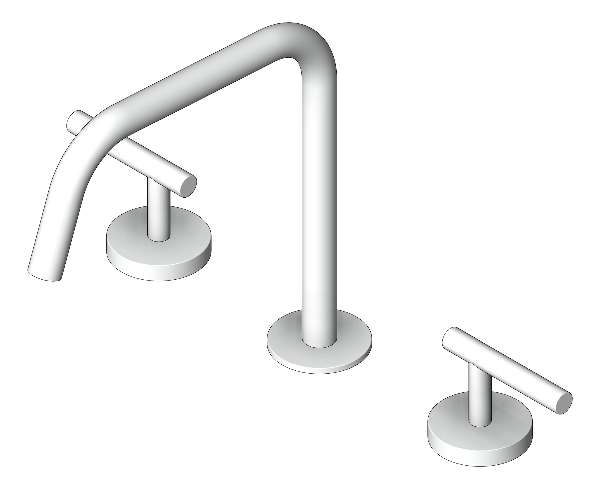 Navigate to TapSet BathKitchen Nero Mecca Edge SpoutII