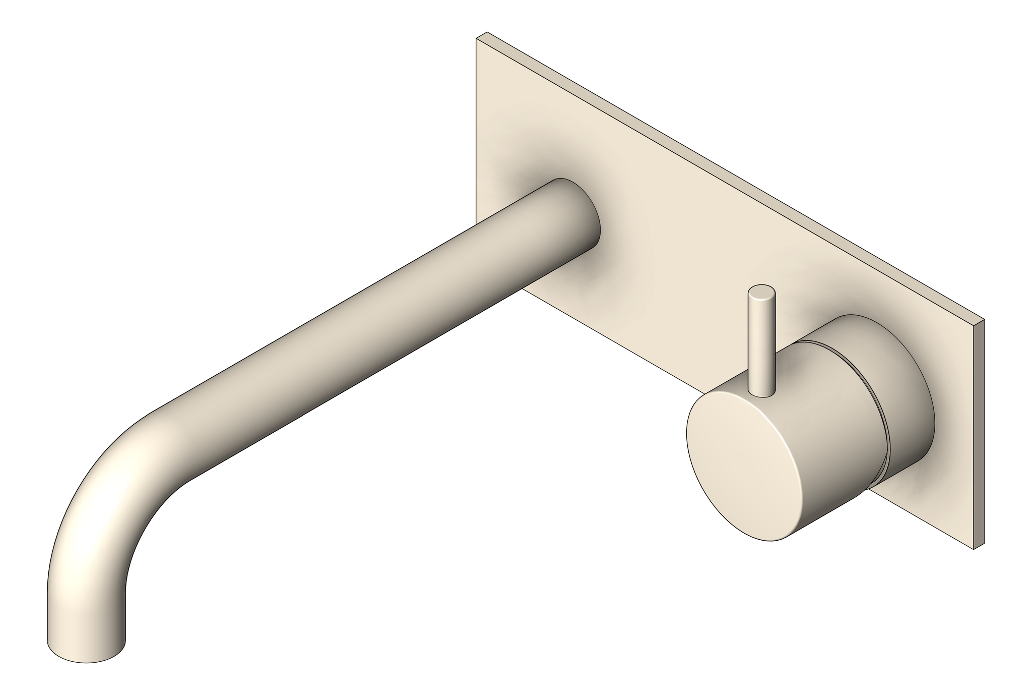 Navigate to MixerSet Wall Plumbline Buddy Progetto Backplate