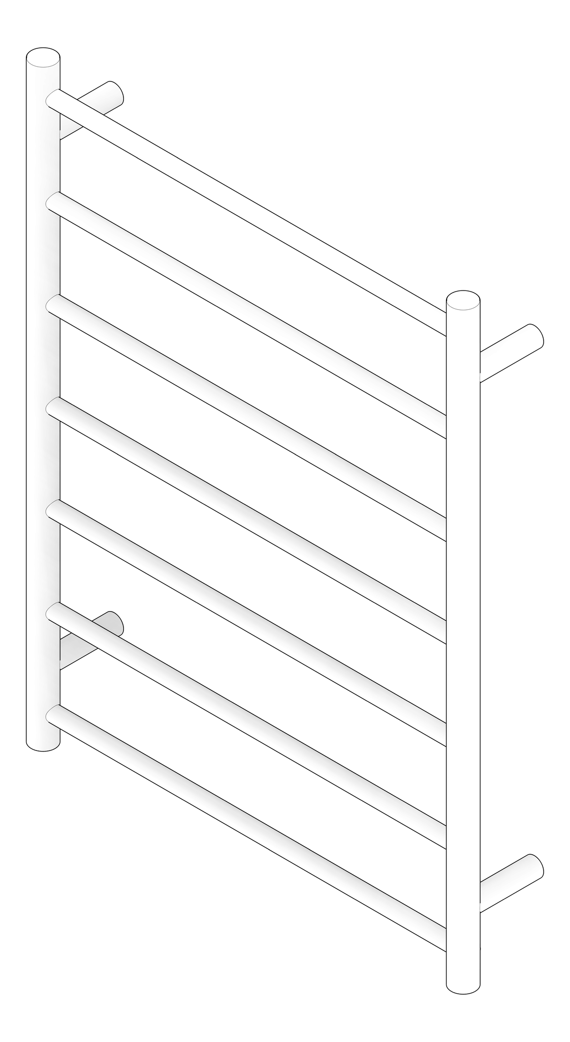 3D Documentation Image of TowelLadder Heated RadiantAustralia Round 7Bars