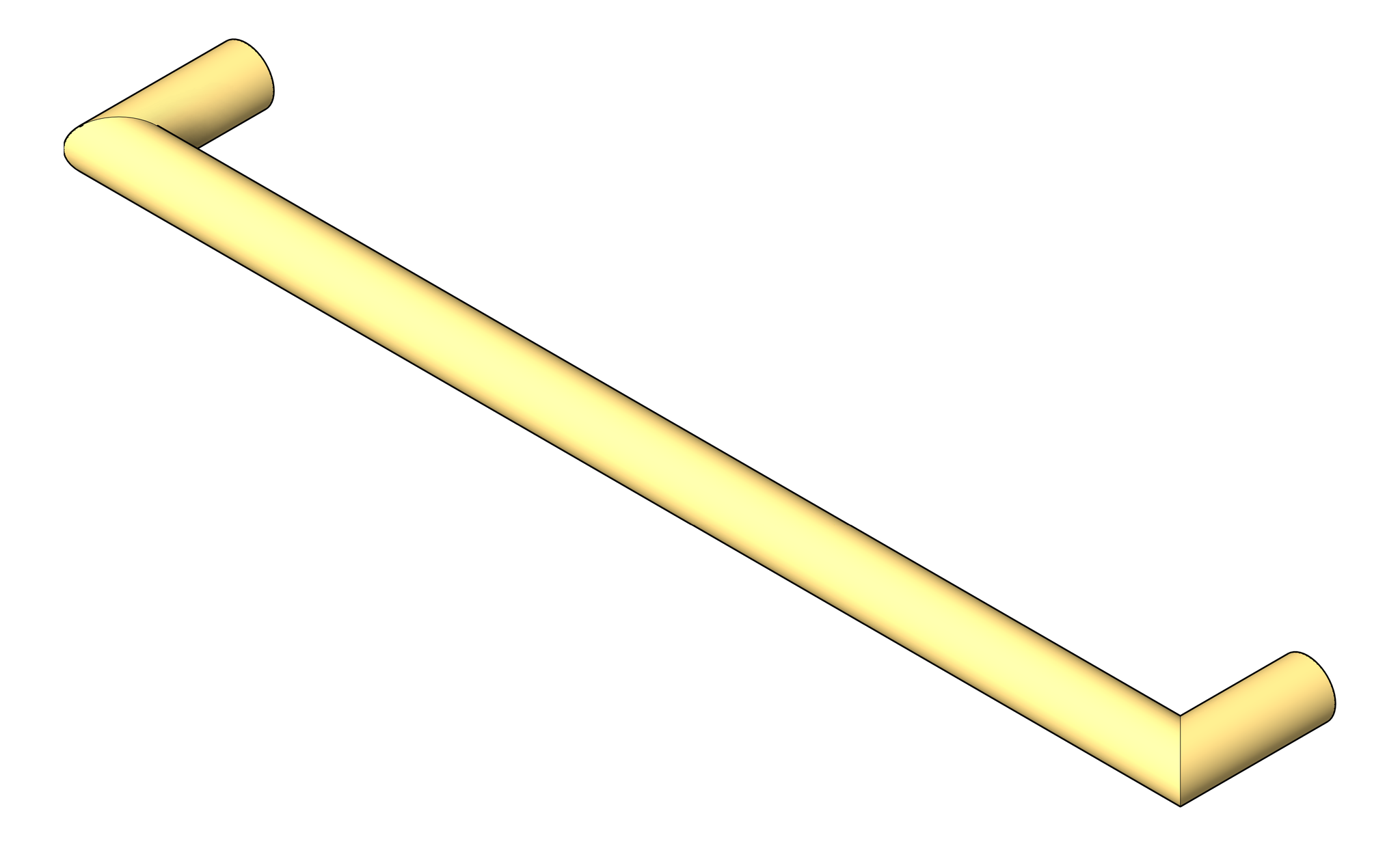 TowelRail Heated RadiantAustralia Round Single
