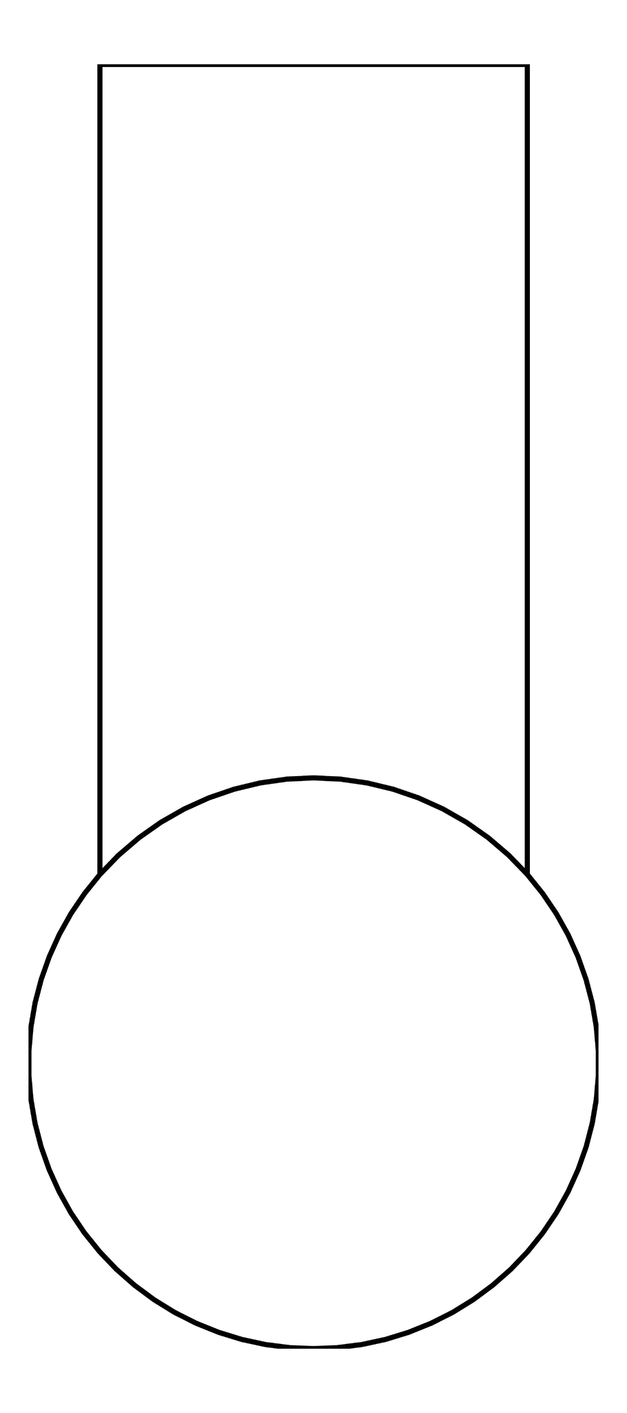 Plan Image of TowelRail Heated RadiantAustralia Round VerticalBars