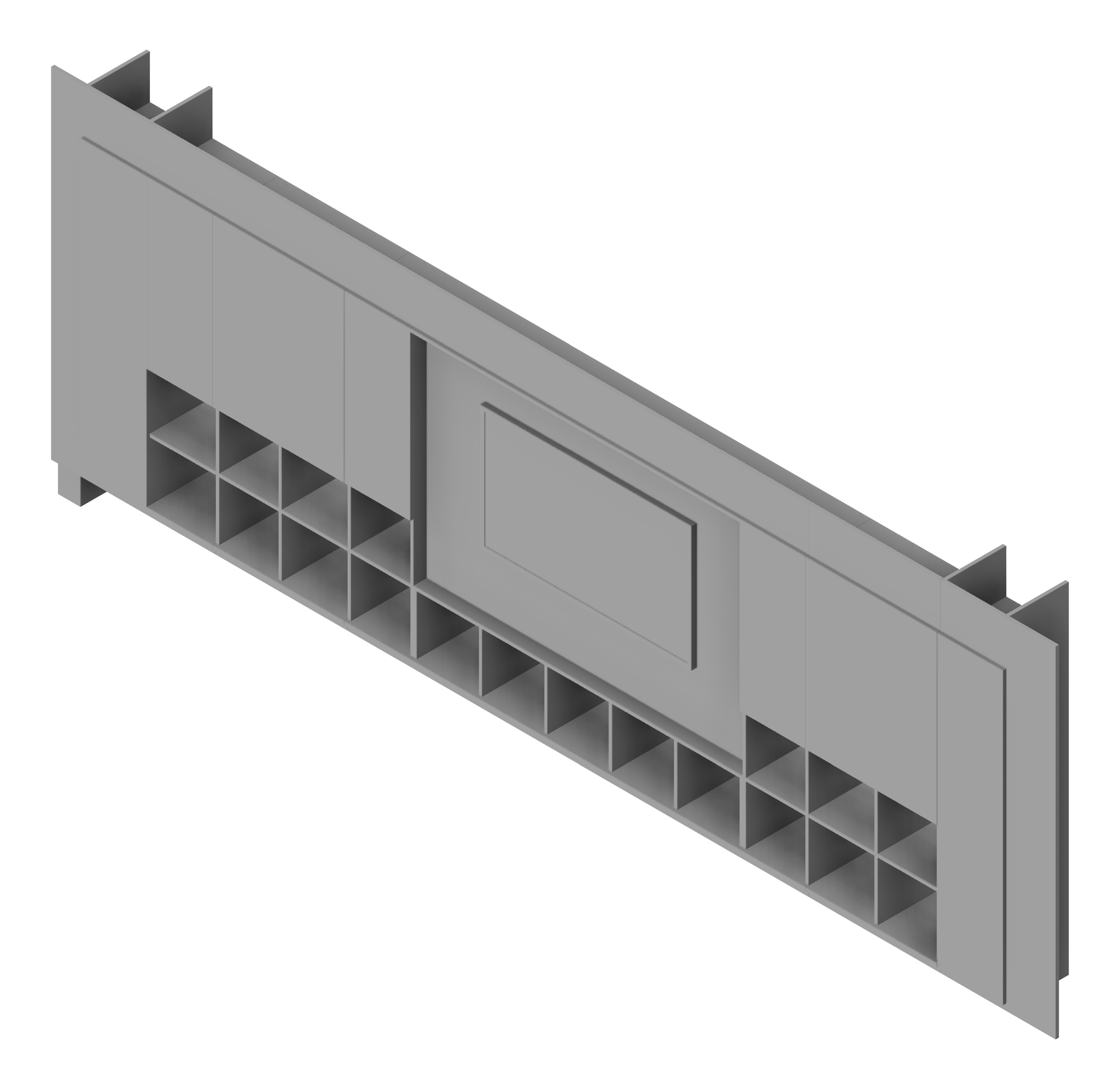 JOINERY Teaching Wall Type1 GLS
