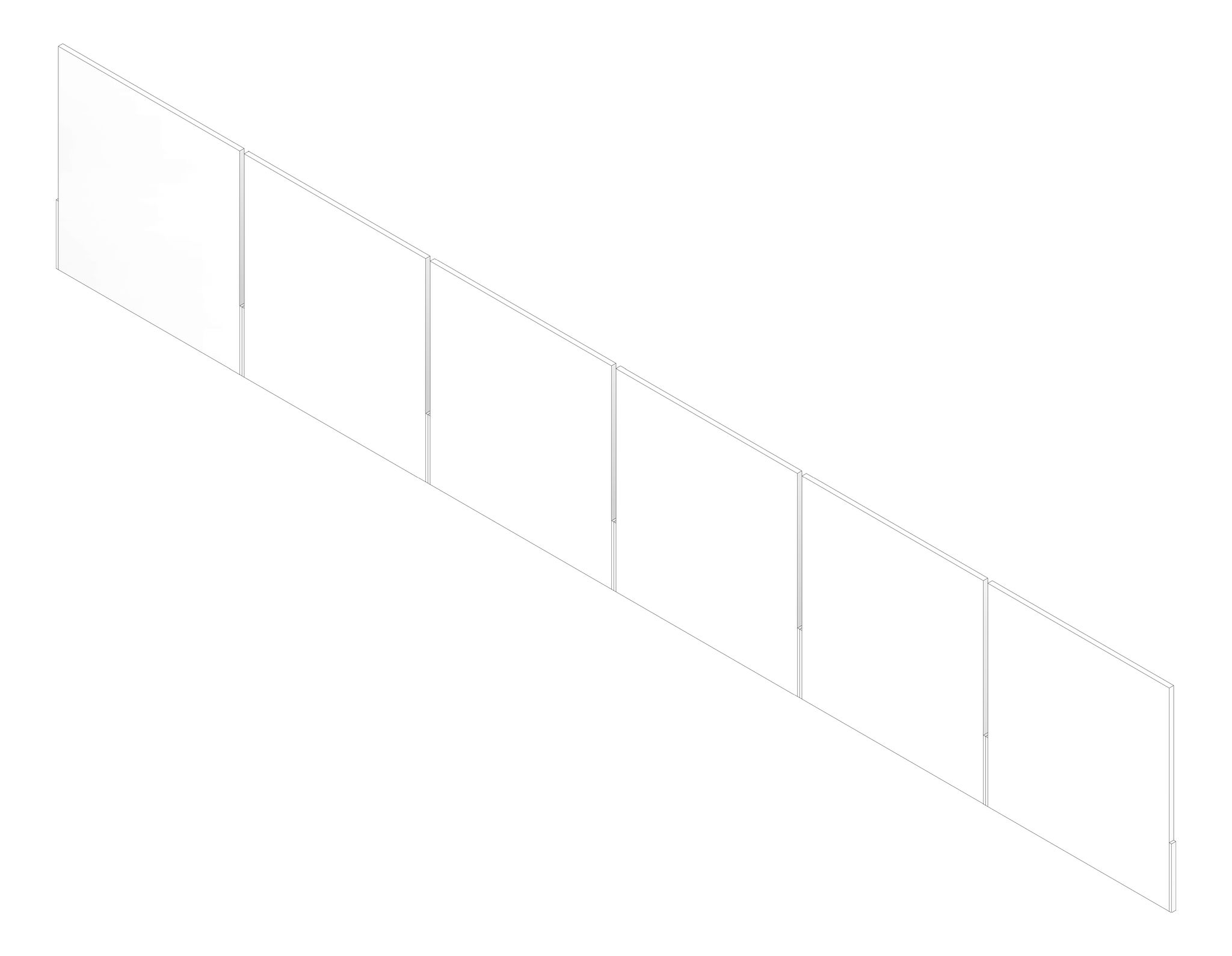 3D Documentation Image of BALUSTRADE External Circulation Type1A 7500mm