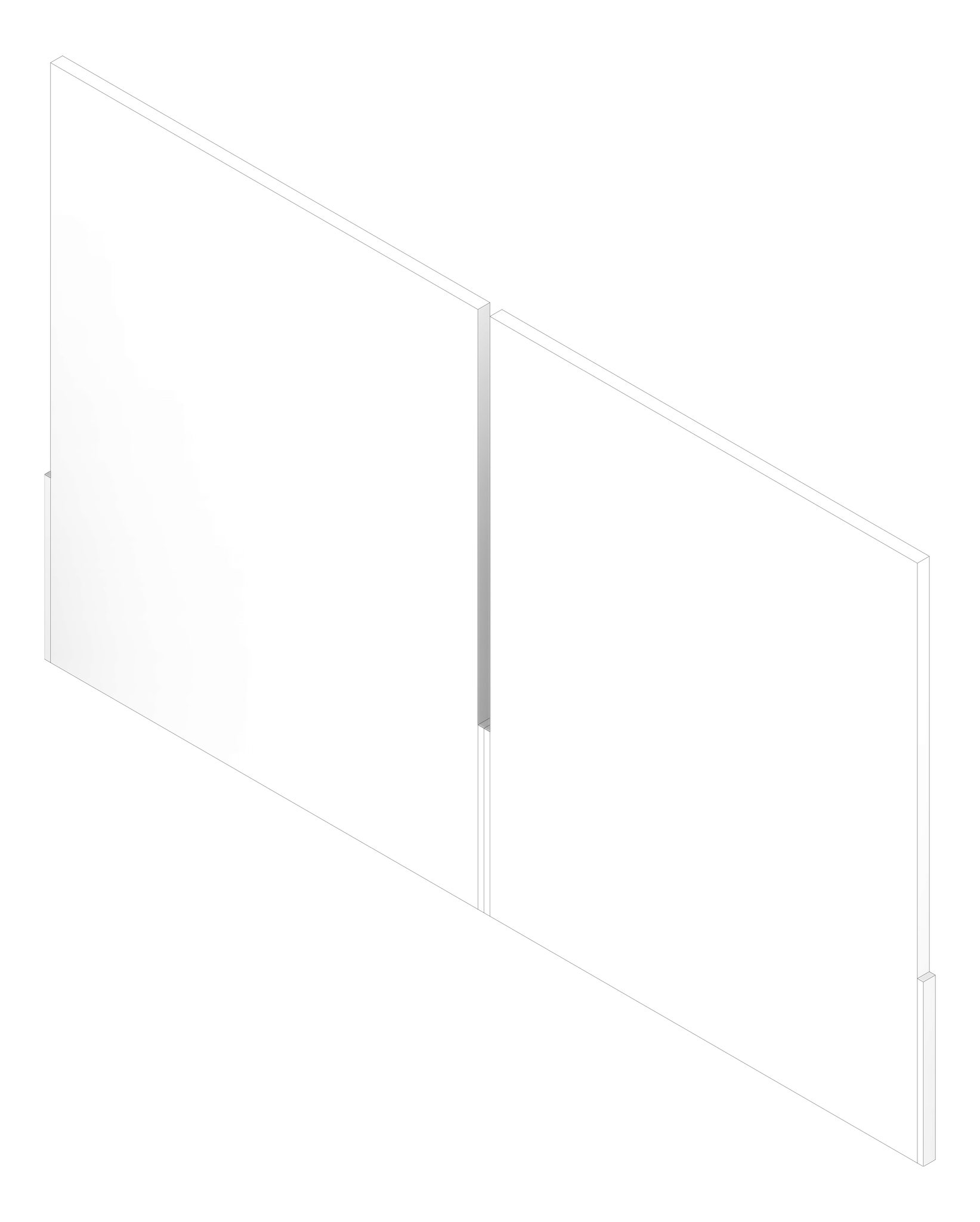 3D Documentation Image of BALUSTRADE External Circulation Type1C 2200mm