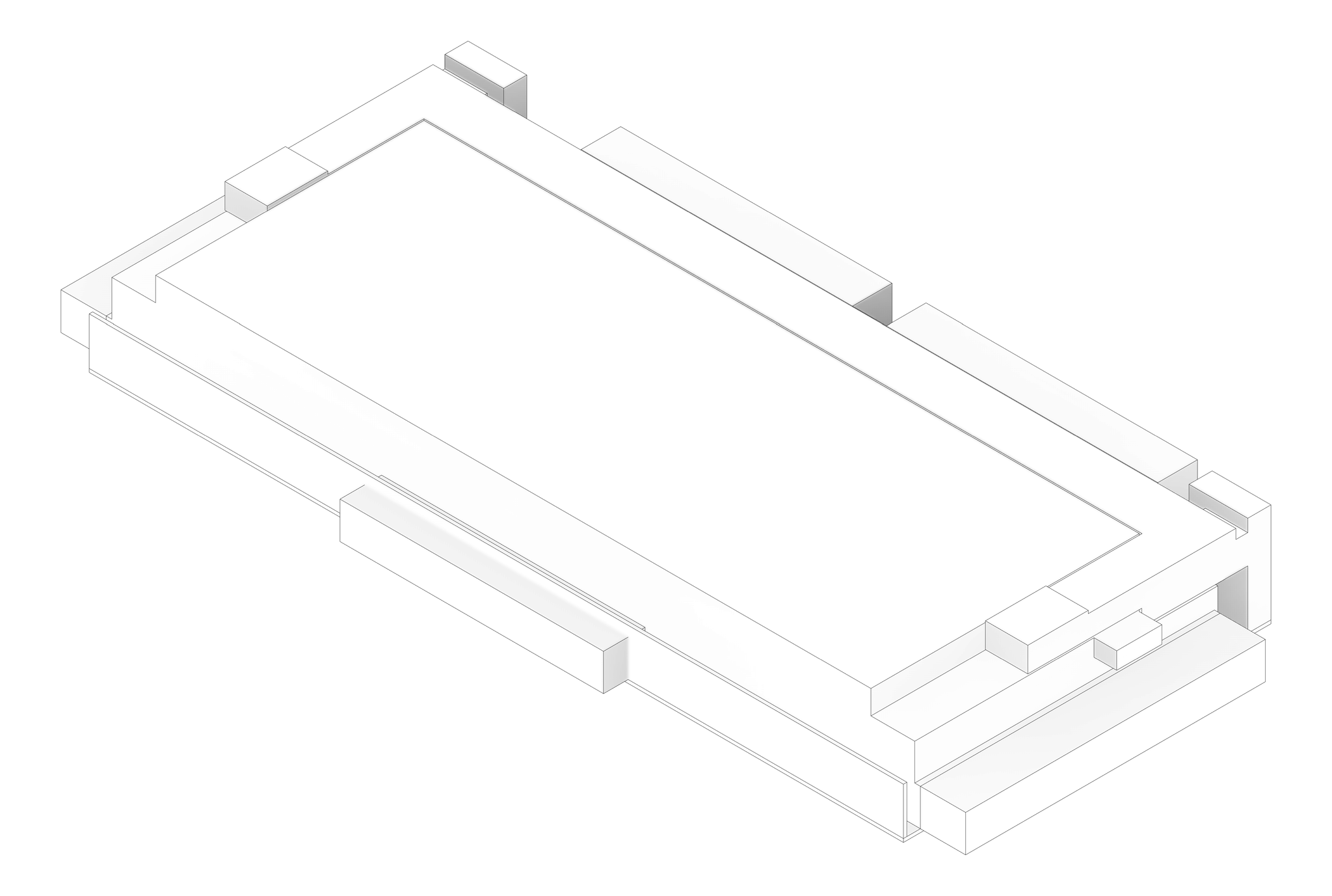 3D Documentation Image of BULKHEAD Assembly Internal Type1 446x7200mm