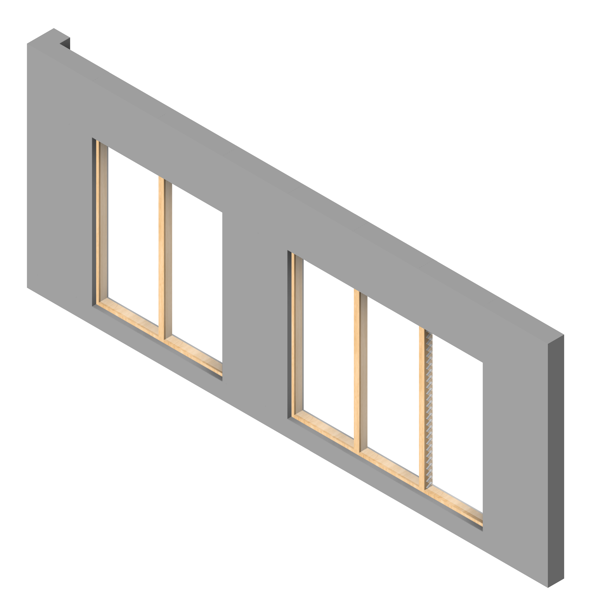 FACADE Assembly Admin Type2C 3900x9600mm