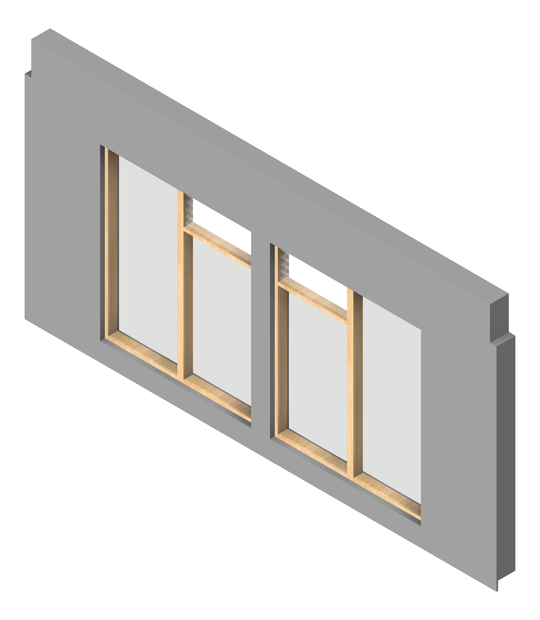 FACADE Assembly Admin Type4A 3900x7500mm