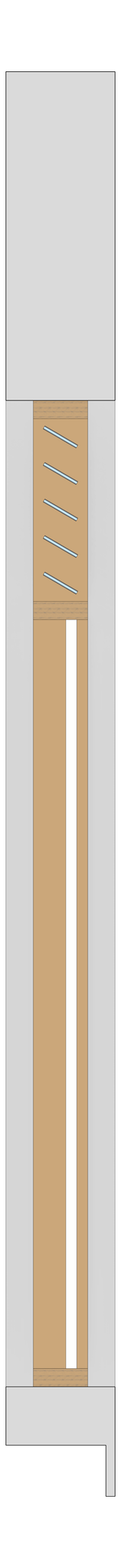 Left Image of FACADE Assembly Admin Type4A 3900x7500mm