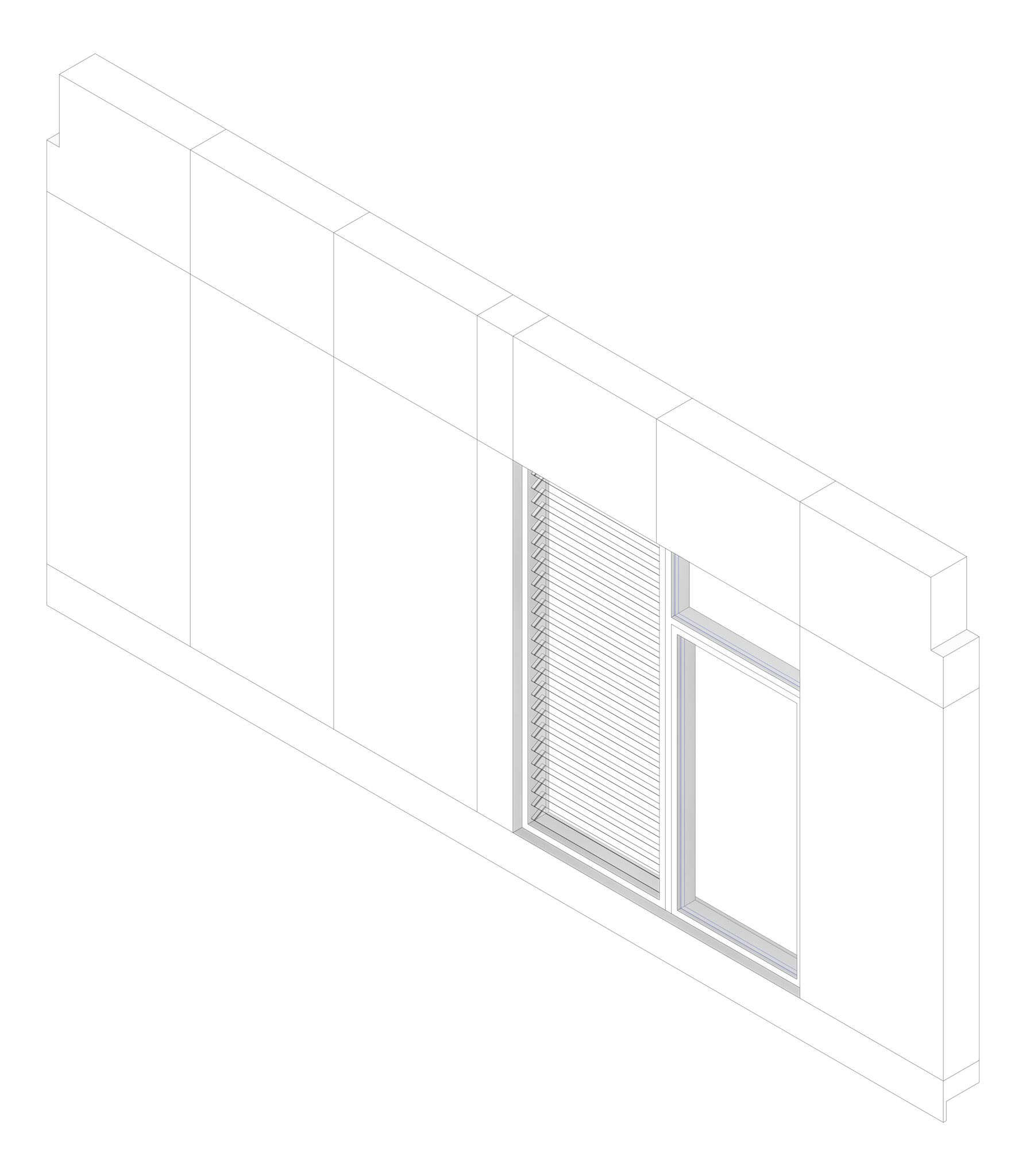 3D Documentation Image of FACADE Assembly Food-And-Textile Type2A 3900x7500mm