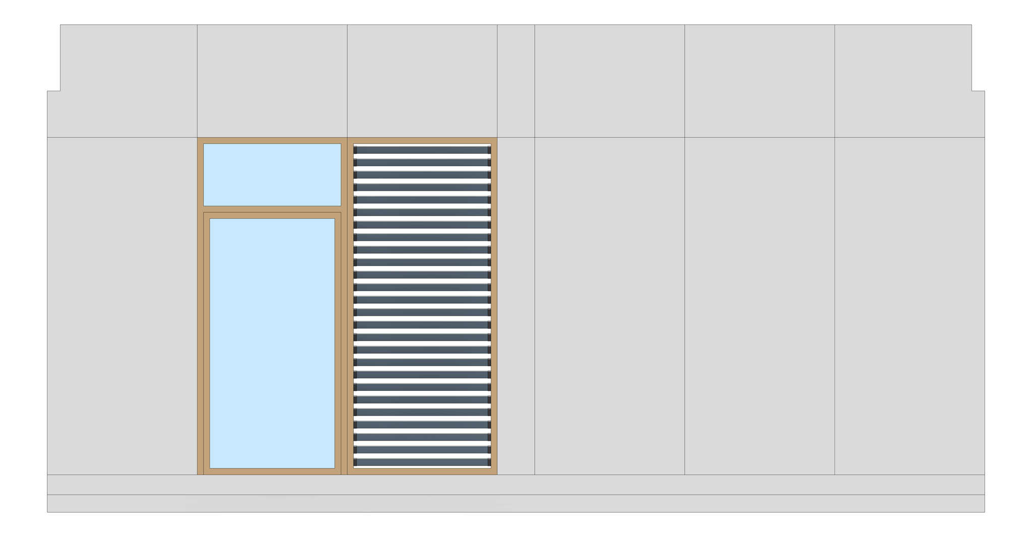 Front Image of FACADE Assembly Food-And-Textile Type2A 3900x7500mm