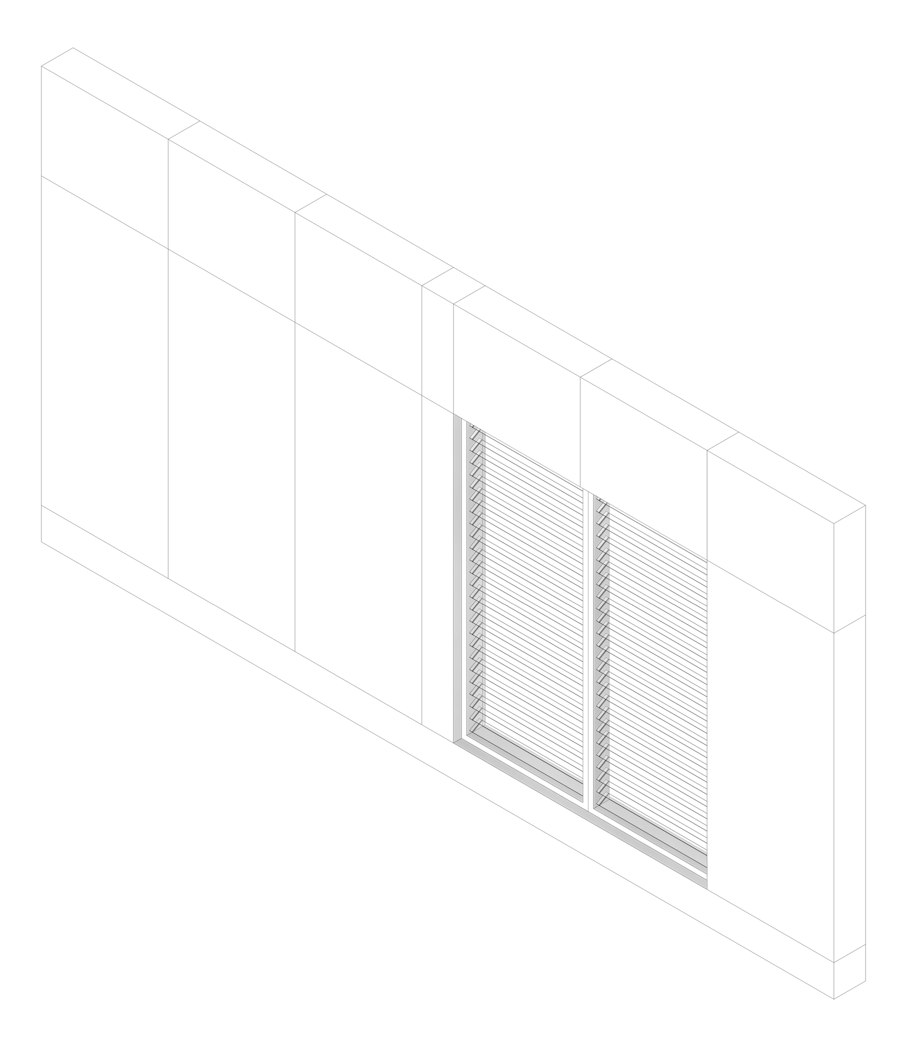 3D Documentation Image of FACADE Assembly Food-And-Textile Type3B 3900x7500mm