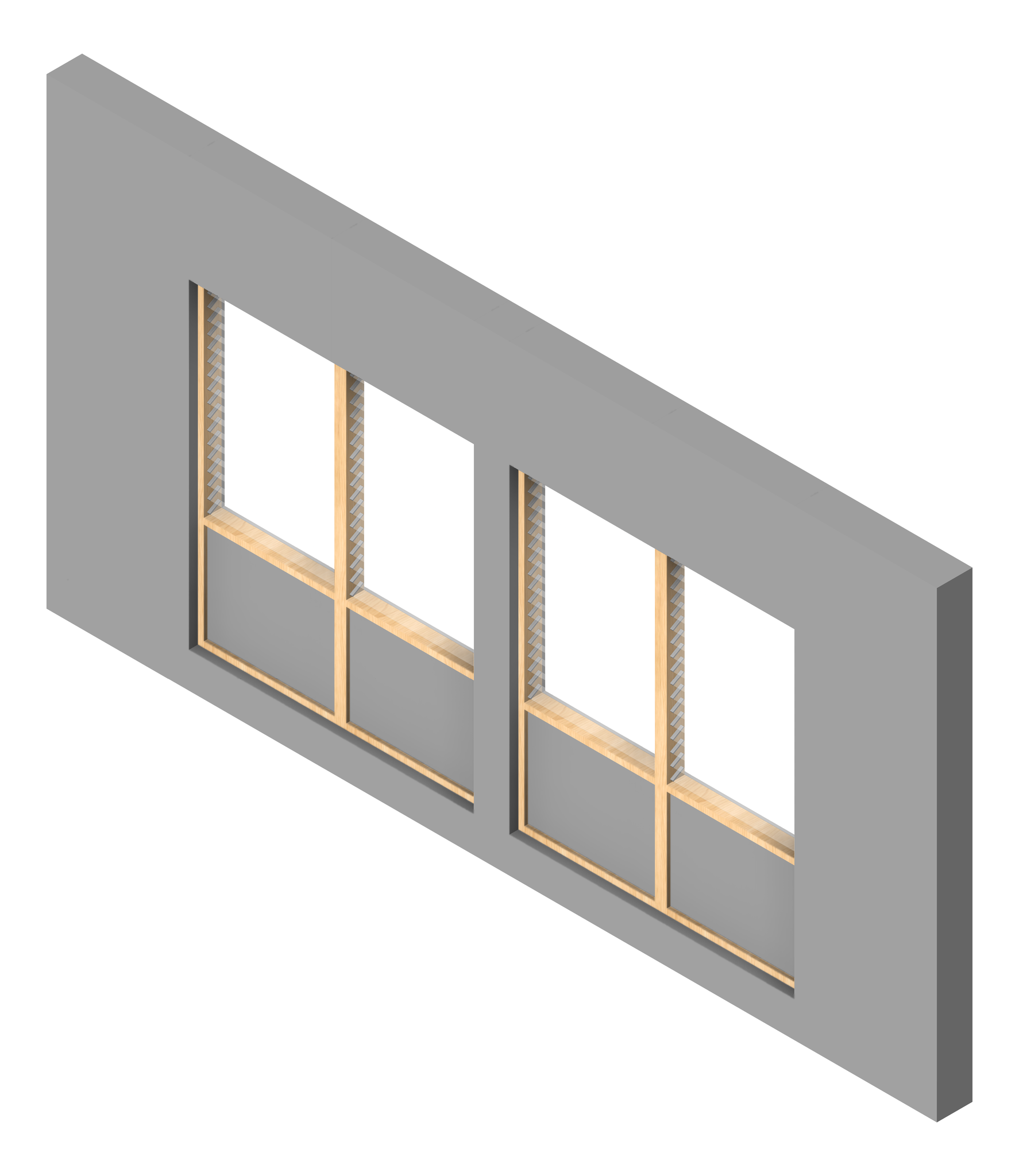 FACADE Assembly General Type18B 3900x7500mm