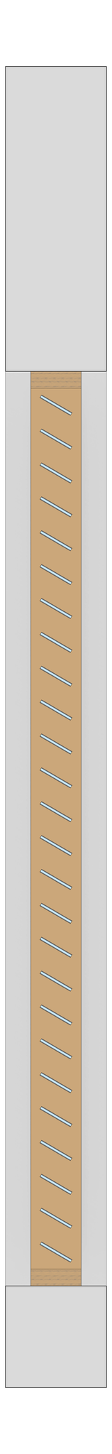 Left Image of FACADE Assembly General Type1B 3900x7500mm