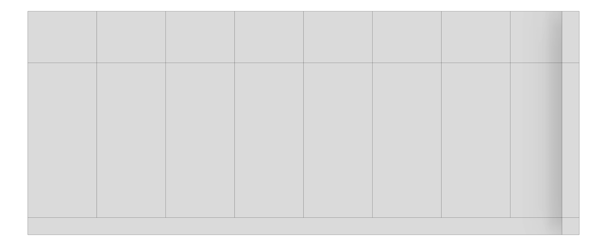 Front Image of FACADE Assembly General Type1C 3900x9600mm