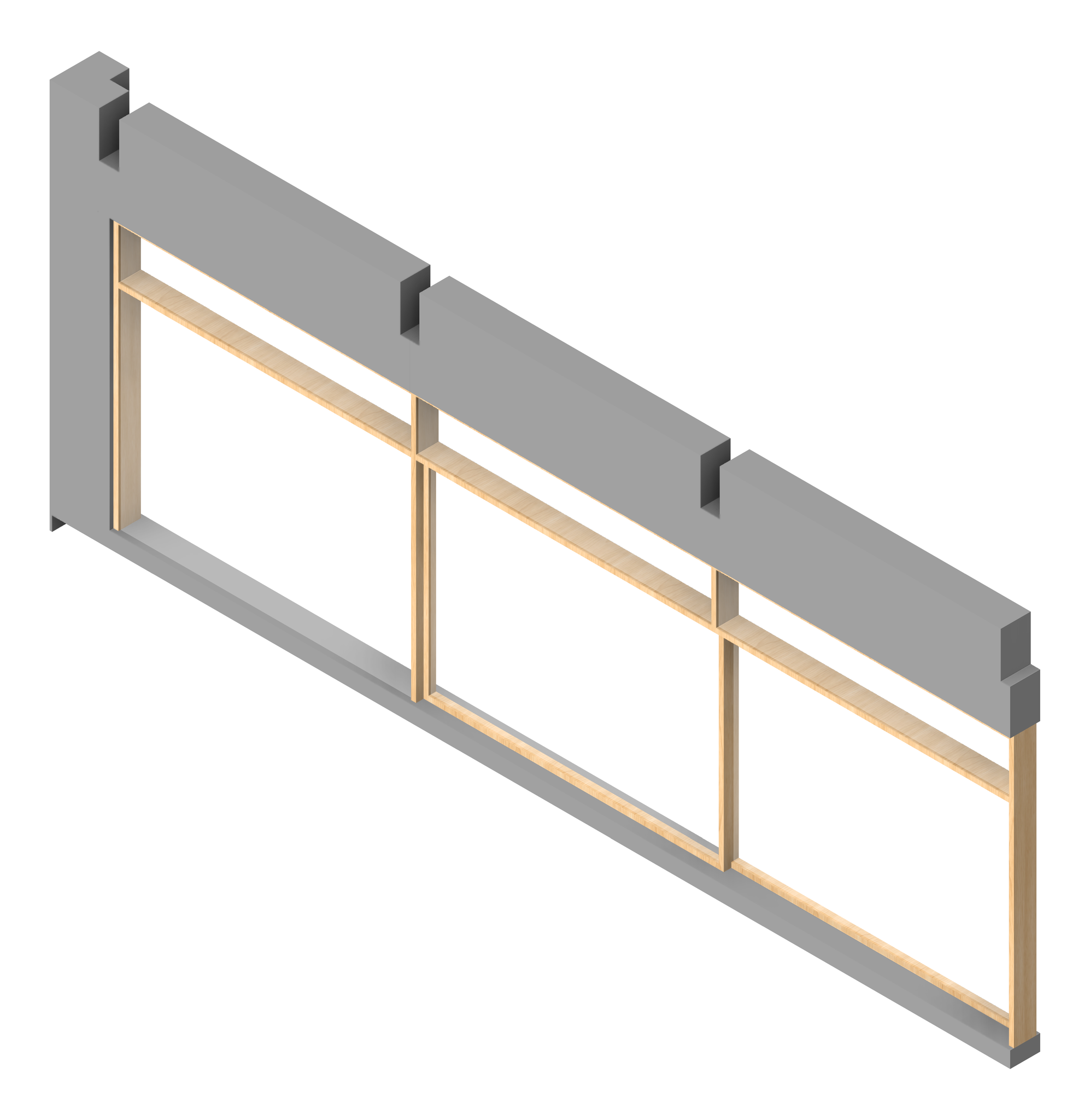 FACADE Assembly General Type2D 3600x9600mm
