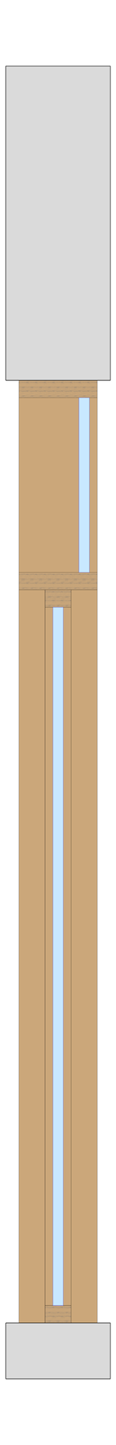 Left Image of FACADE Assembly General Type2D 3600x9600mm