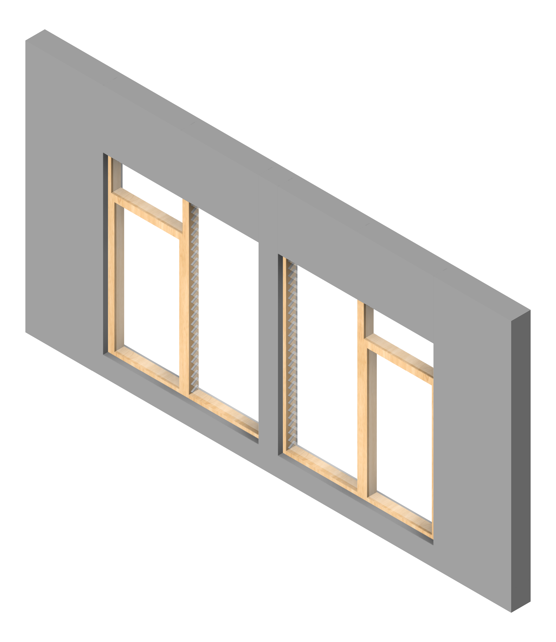 FACADE Assembly General Type3B 3900x7500mm