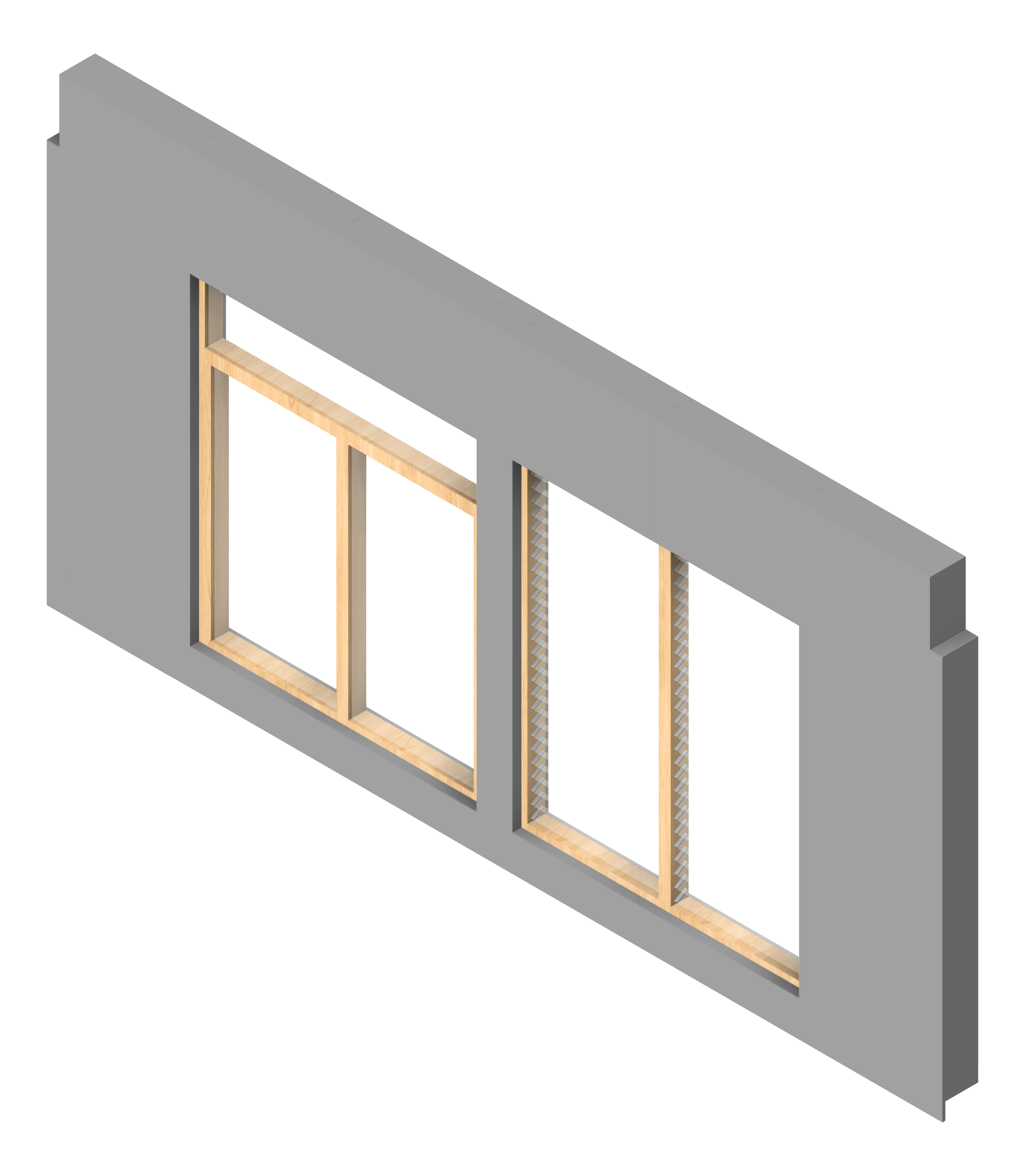 FACADE Assembly General Type4A 3900x7500mm