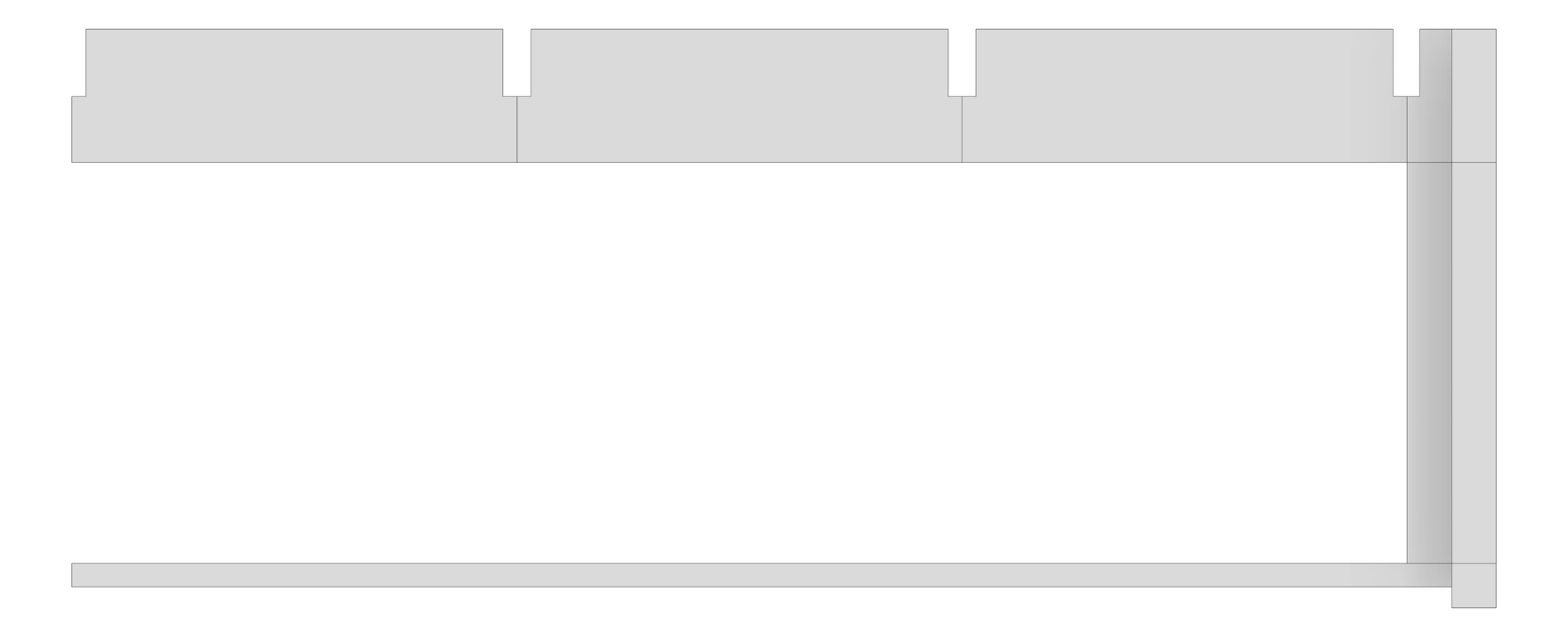 Front Image of FACADE Assembly General Type5D 3600x9600mm
