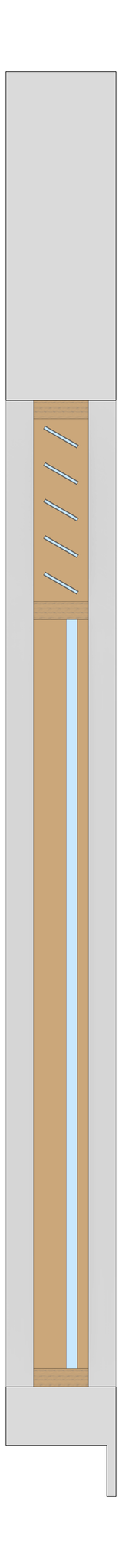 Left Image of FACADE Assembly General Type6A 3900x7500mm
