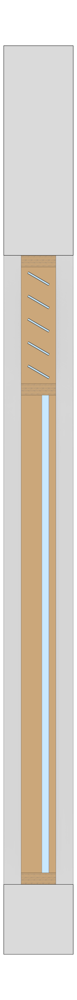 Left Image of FACADE Assembly General Type6B 3900x7500mm