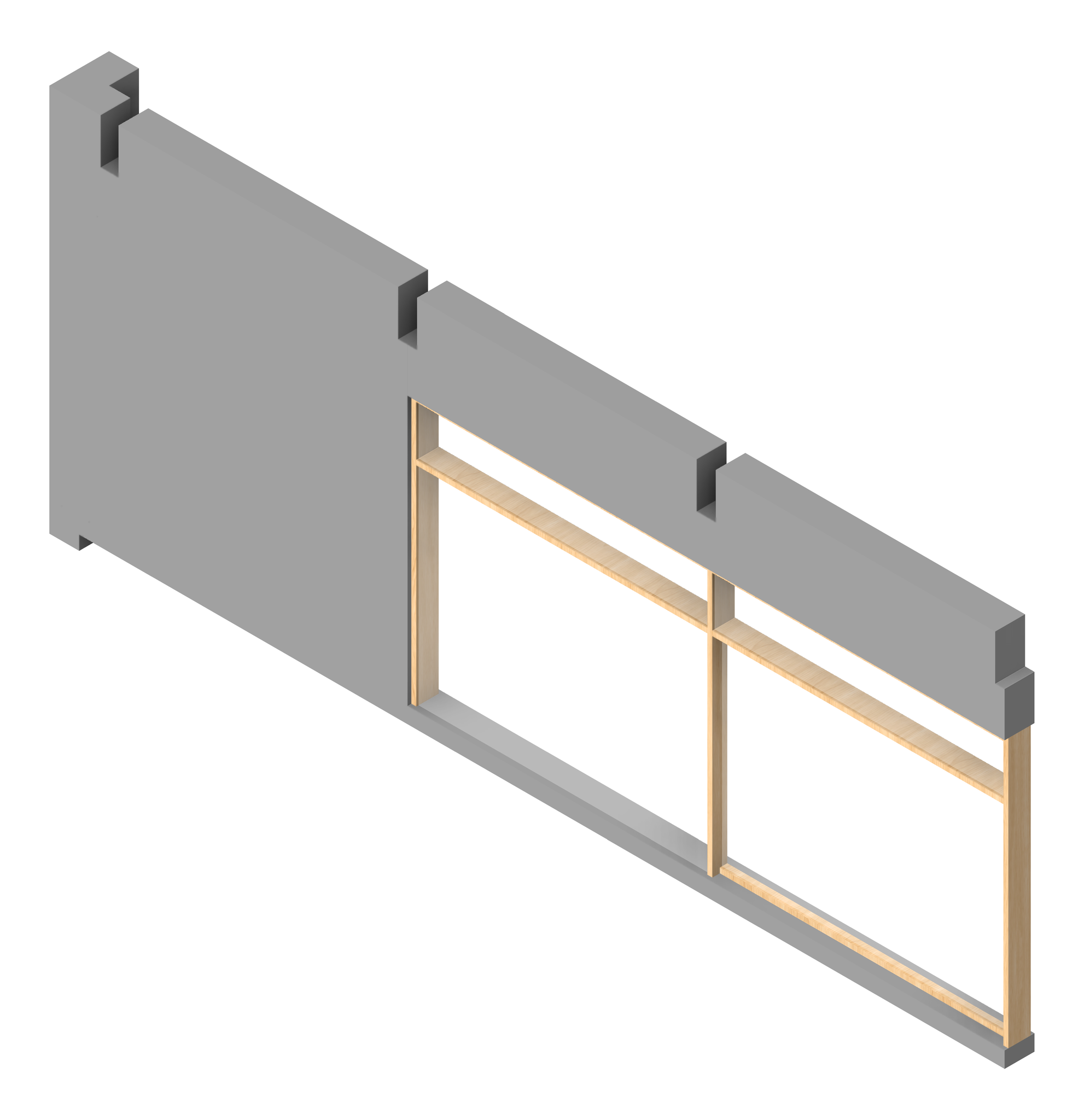 FACADE Assembly General Type6D 3600x9600mm