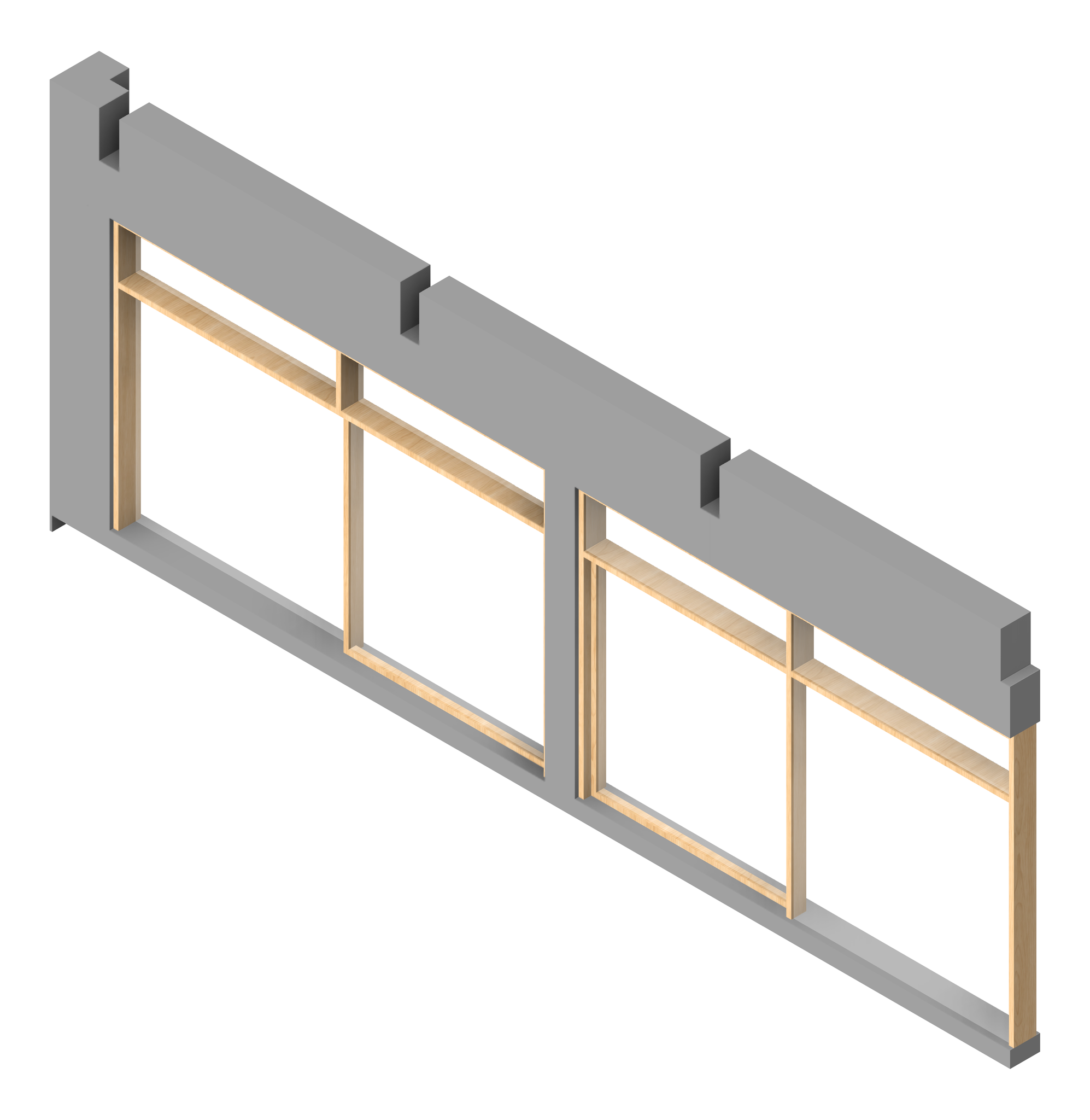 FACADE Assembly General Type8D 3600x9600mm