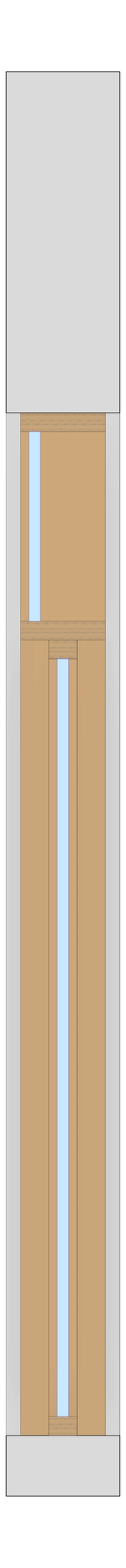 Left Image of FACADE Assembly General Type8D 3600x9600mm