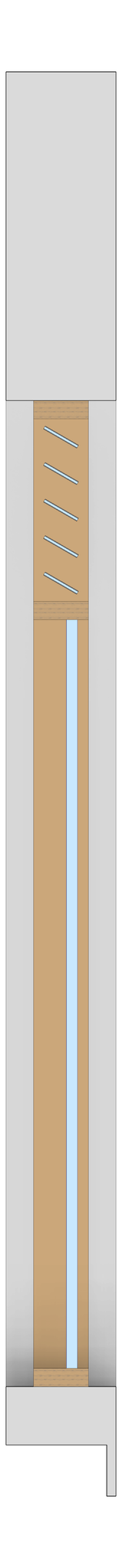 Left Image of FACADE Assembly General Type9A 3900x7500mm