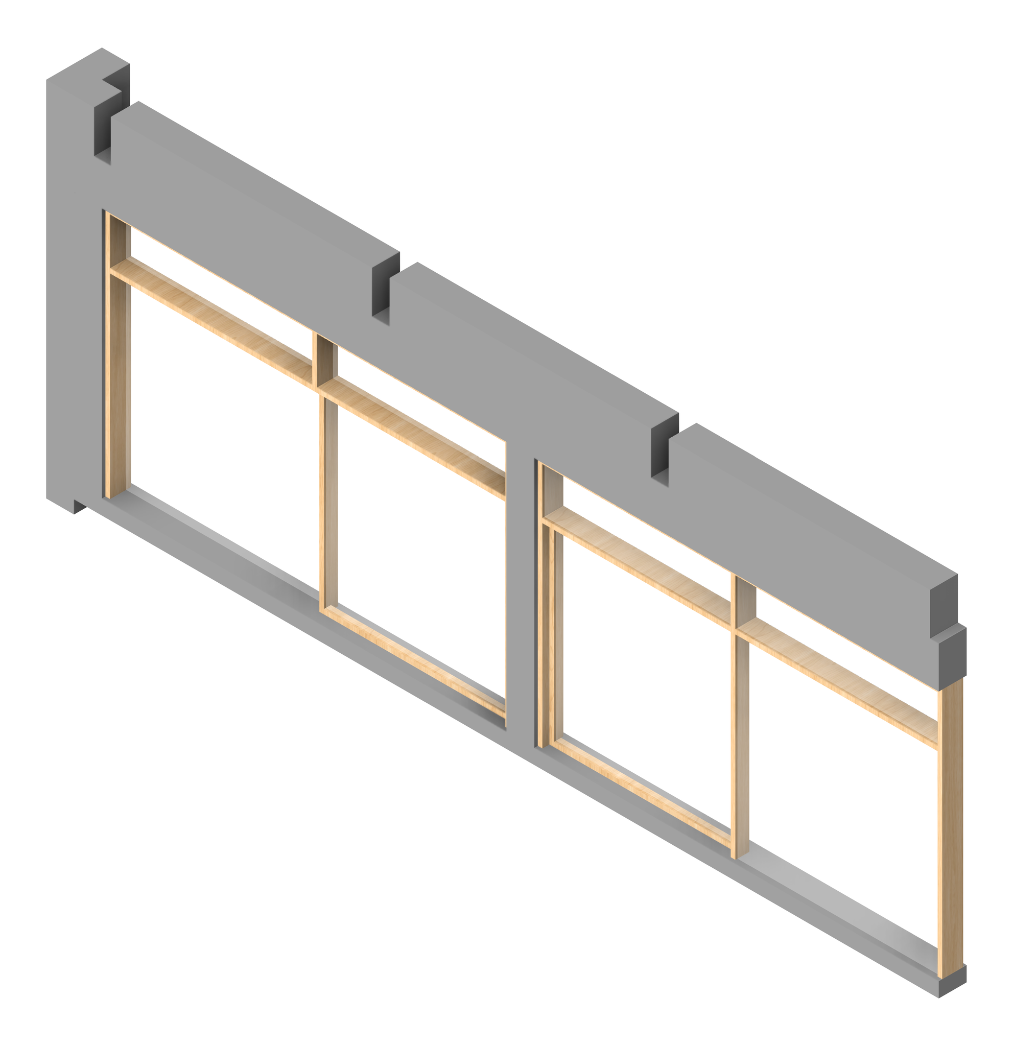 FACADE Assembly General Type9D 3600x9600mm