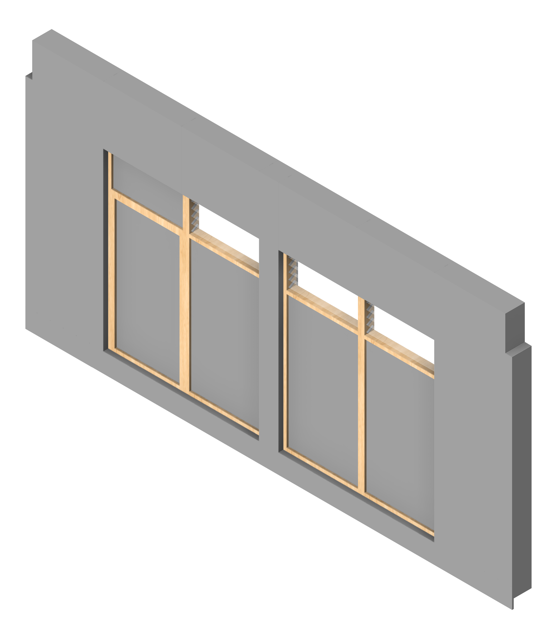 FACADE Assembly Health-PE-Performing-Arts Type1A 3900x7500mm