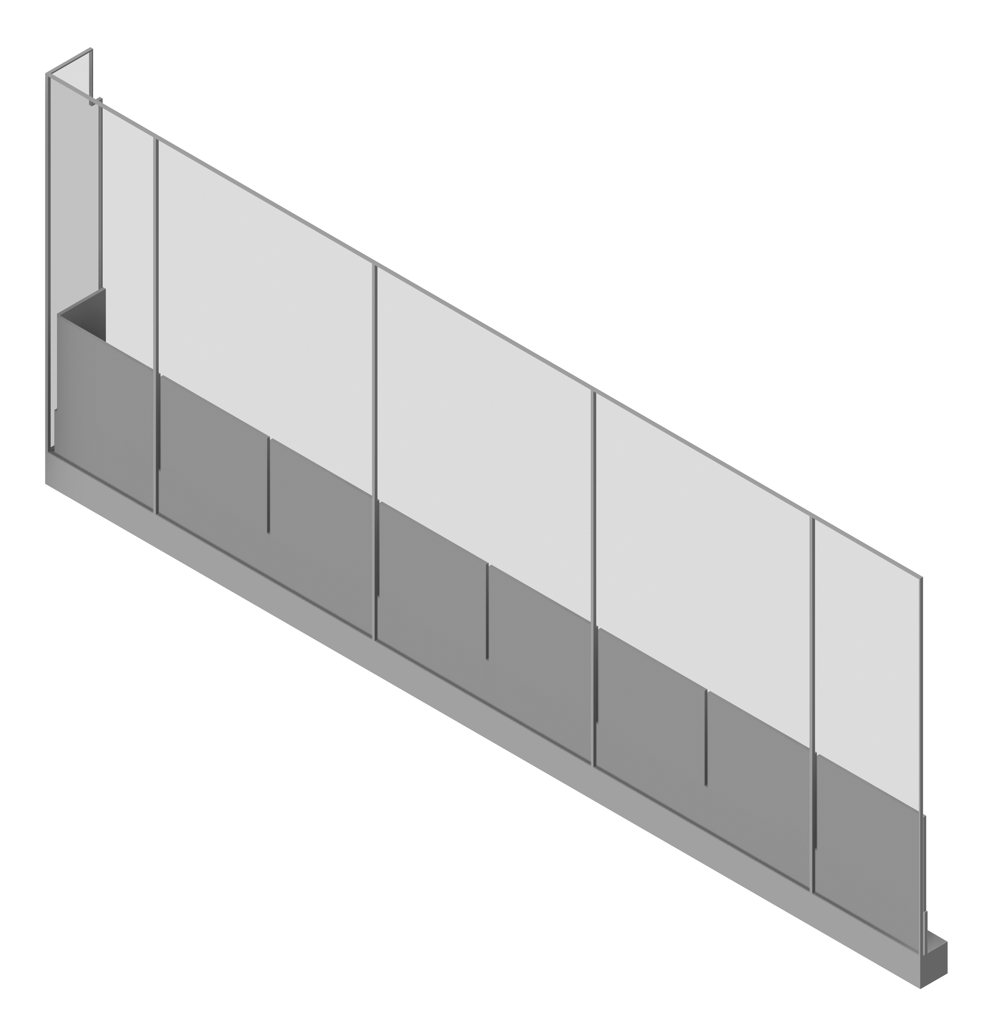 FACADE Assembly Outdoor-Learning Type2C 3900x9600mm